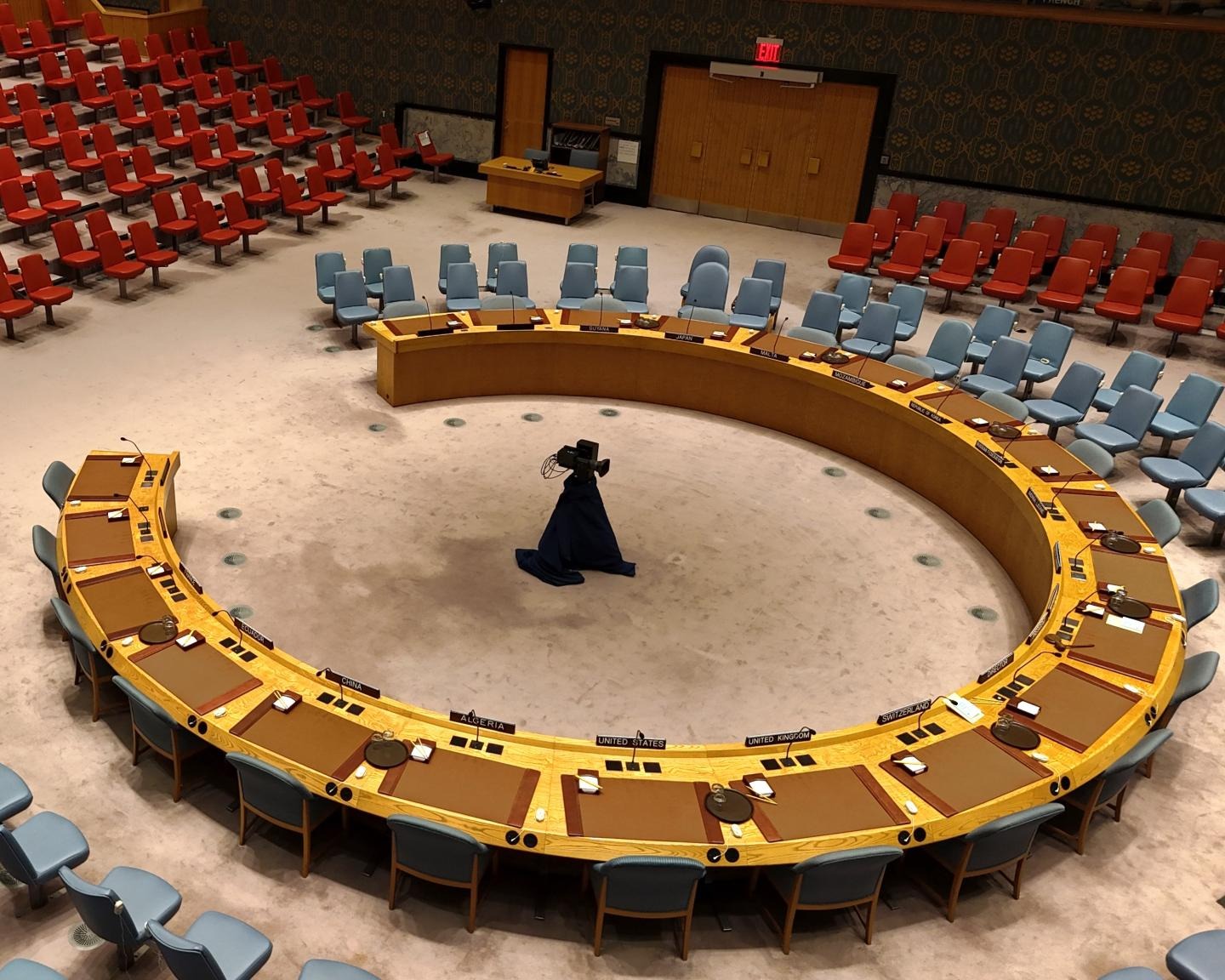 中國將於下週召開聯合國安理會非正式會議，控美國將關稅武器化發動貿易戰，「對全球和平與發展的努力蒙上陰影」。（翻攝自聯合國安理會官網）