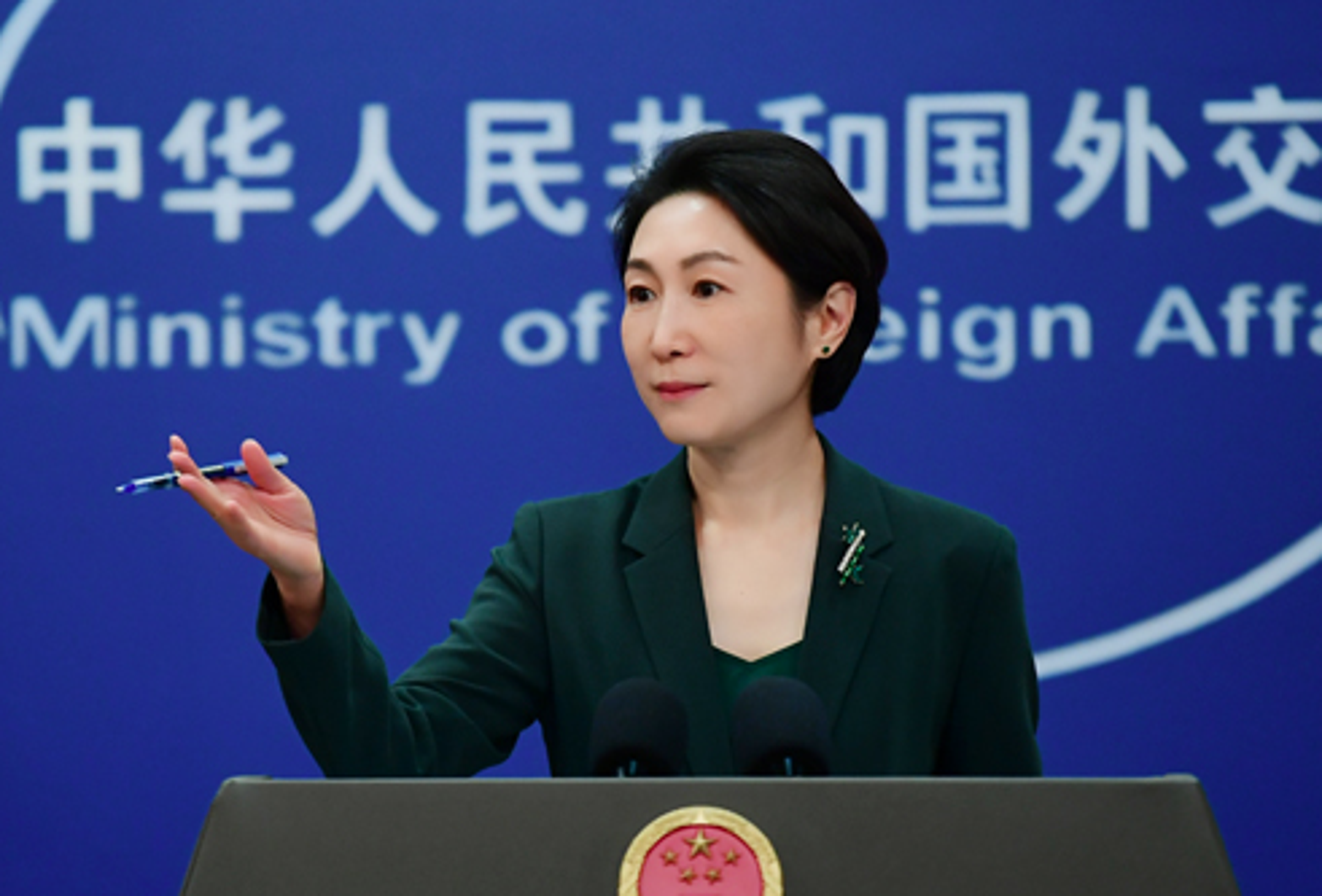 中國對日方實施免簽政策，中國外交部發言人毛寧表示，希望日方也能夠相向而行。（翻攝自中國外交部）