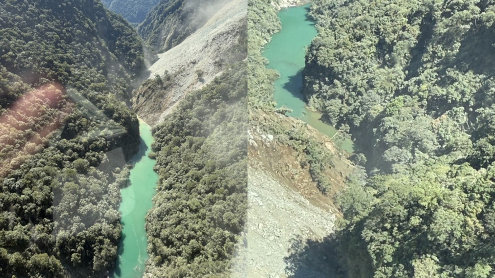 花蓮驚見新堰塞湖!最大蓄水量達600萬立方公尺 最新空拍畫面曝光