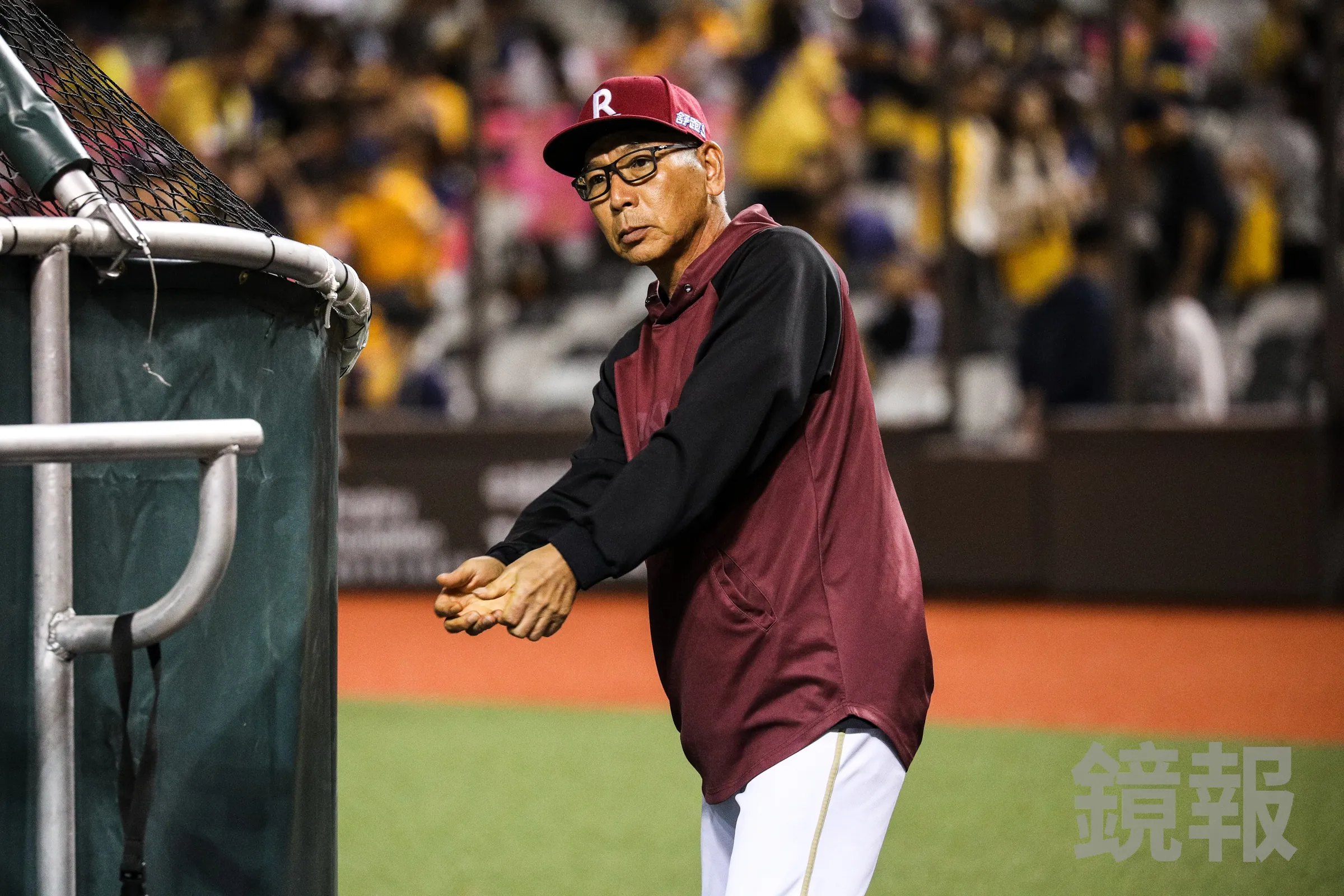古久保健二卸任樂天桃猿總教練。（鏡報鄒保祥）