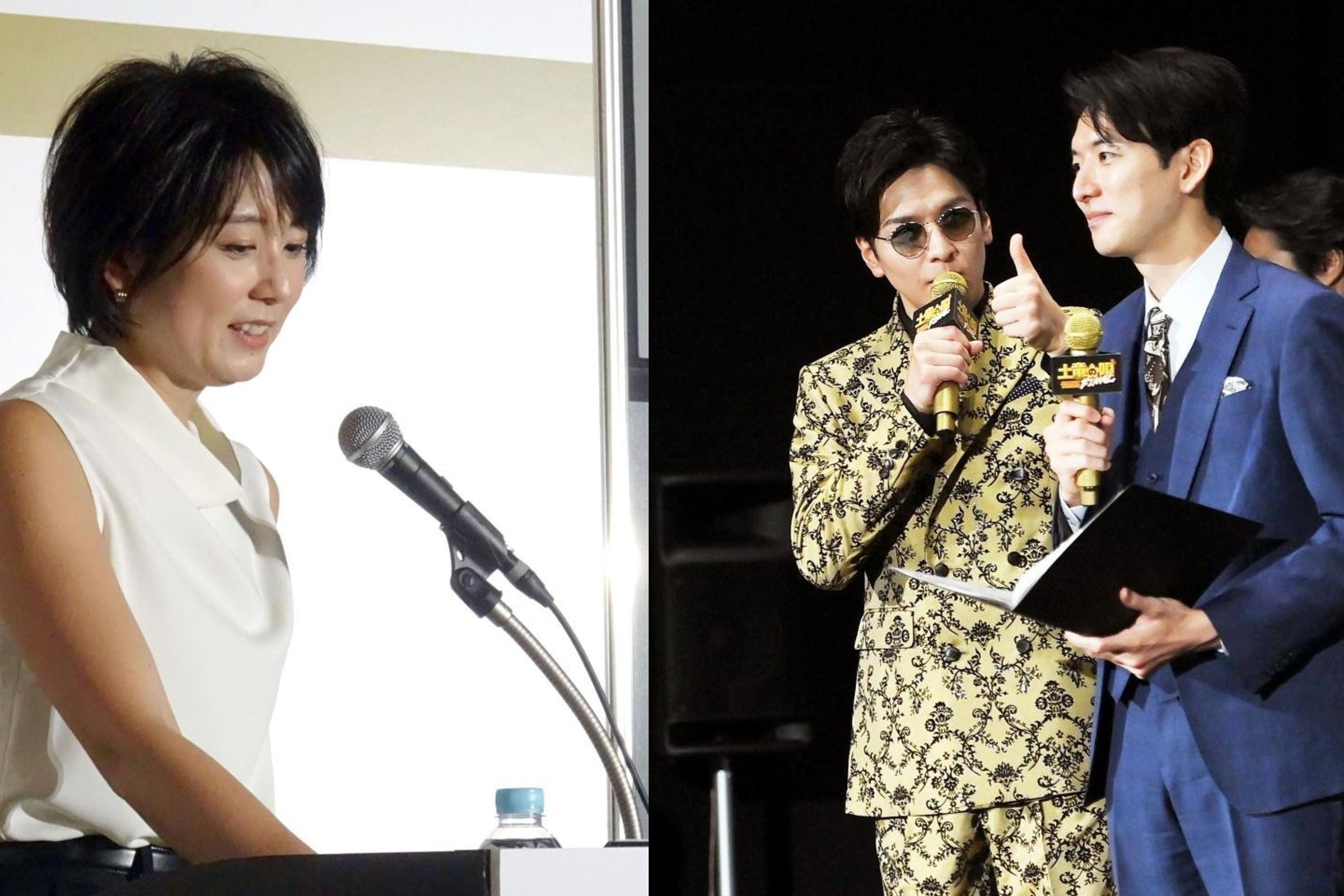 生田斗真護弟生田龍聖(右)內幕曝光,細節頗為溫馨。當時生田龍聖遭主播妻子秋元優里(左)背叛。(翻攝網路)
