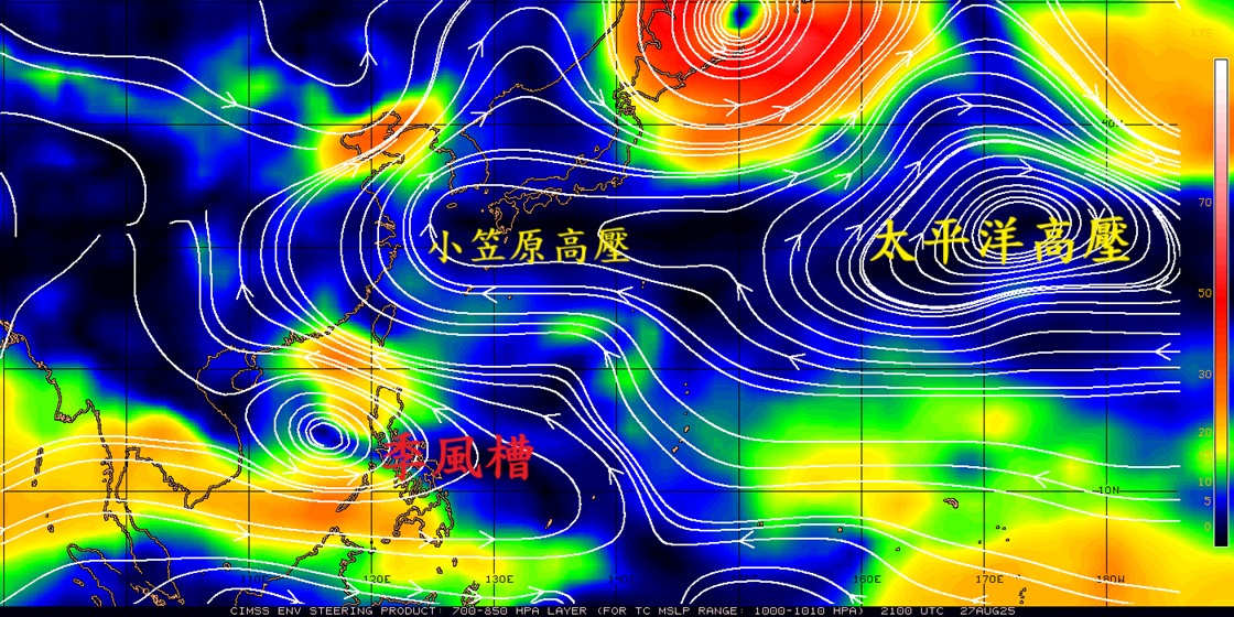 鄭明典認為可能一週後，台灣可能受到季風槽內發展擾動影響，降雨機率會升高。（翻攝自臉書@鄭明典）