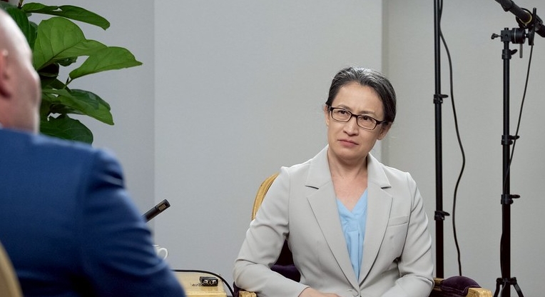 蕭美琴近期受訪談公職生涯心路歷程。圖為先前畫面。（總統府提供）