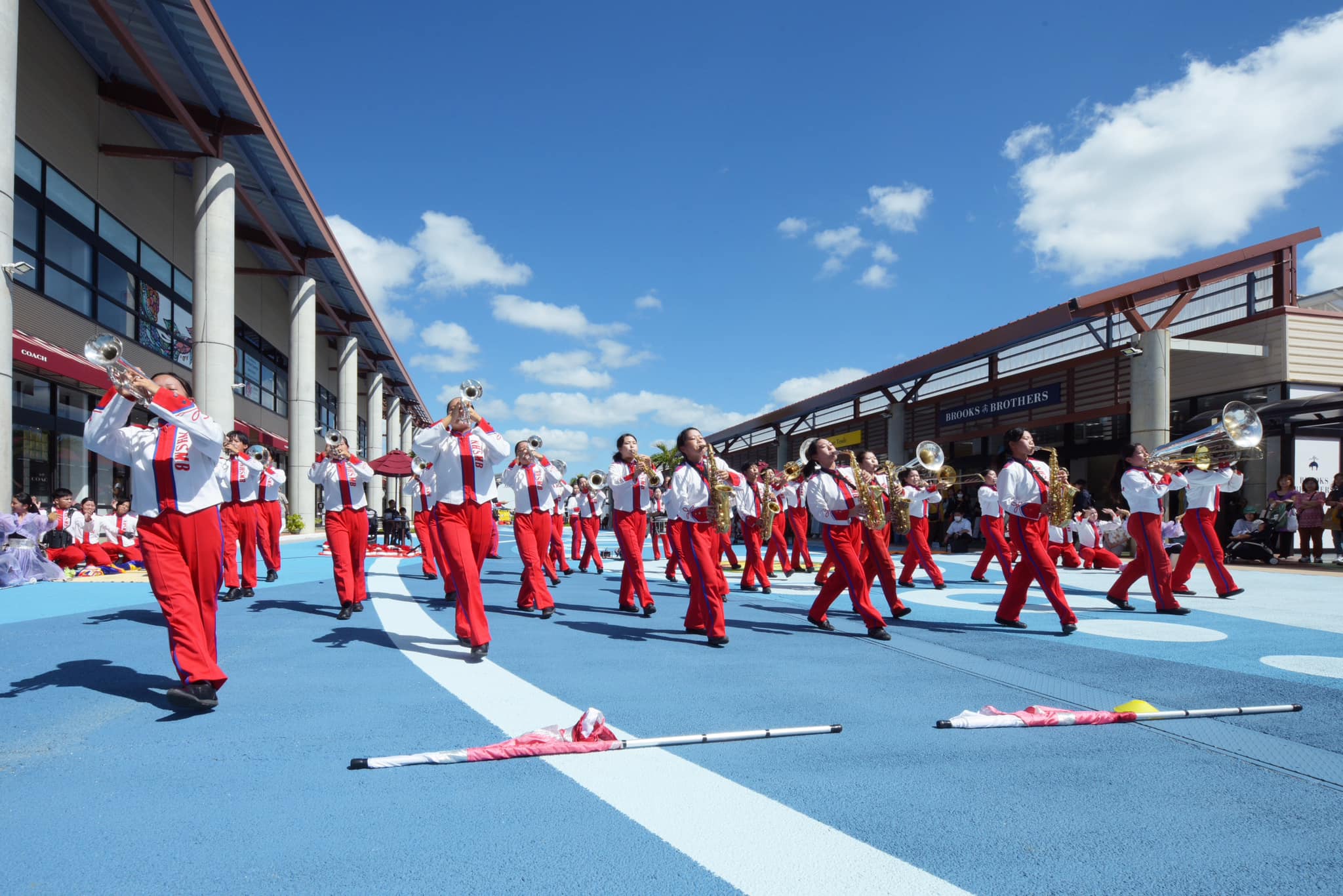 「日本沖繩西原高校行進樂隊」將參加2024總統府音樂會。（翻攝自中華文化總會臉書）