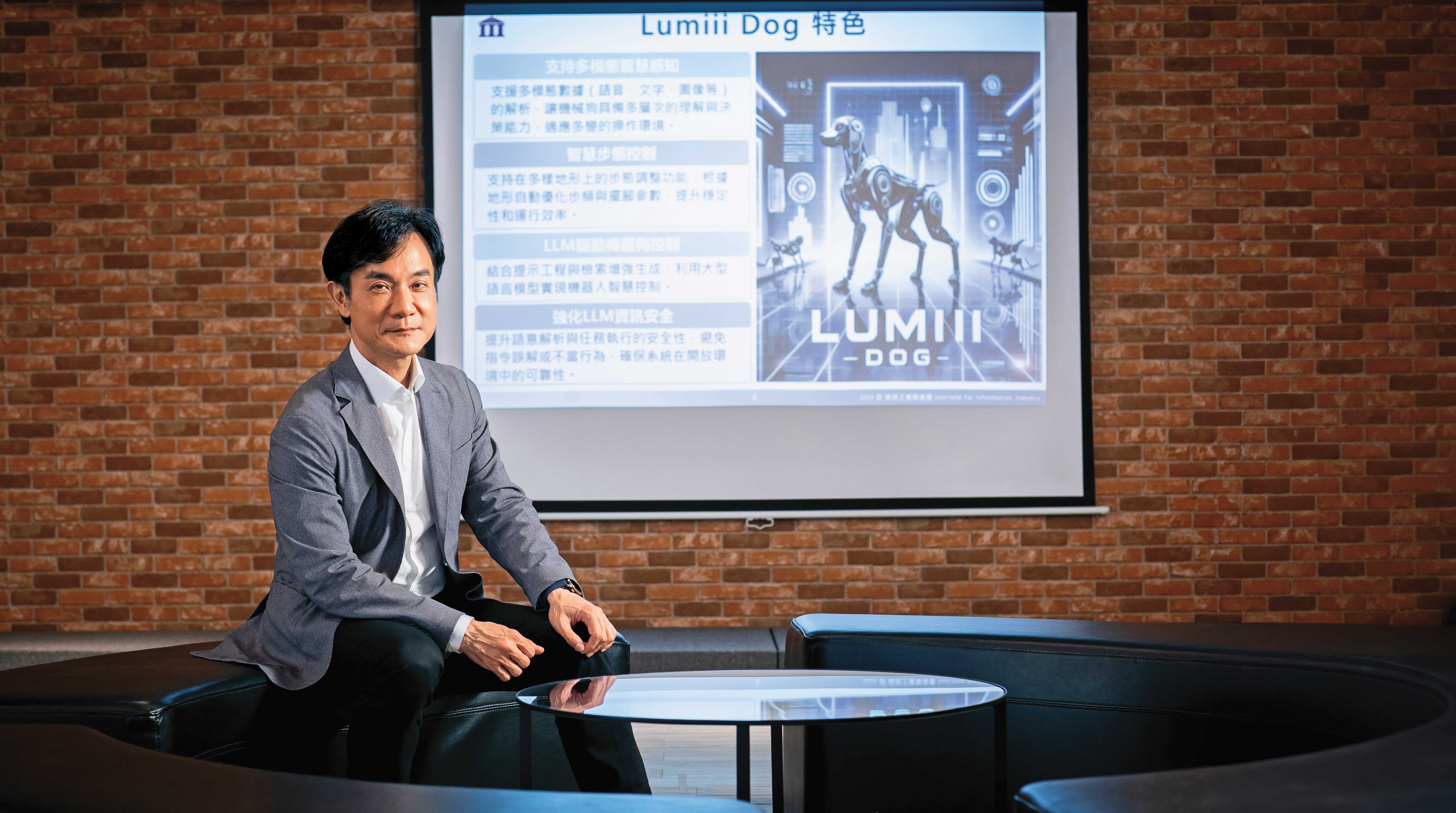 資策會董事長黃仲銘兼具學界及產業背景，上任後力拚AI落地，協助百工百業AI轉型。