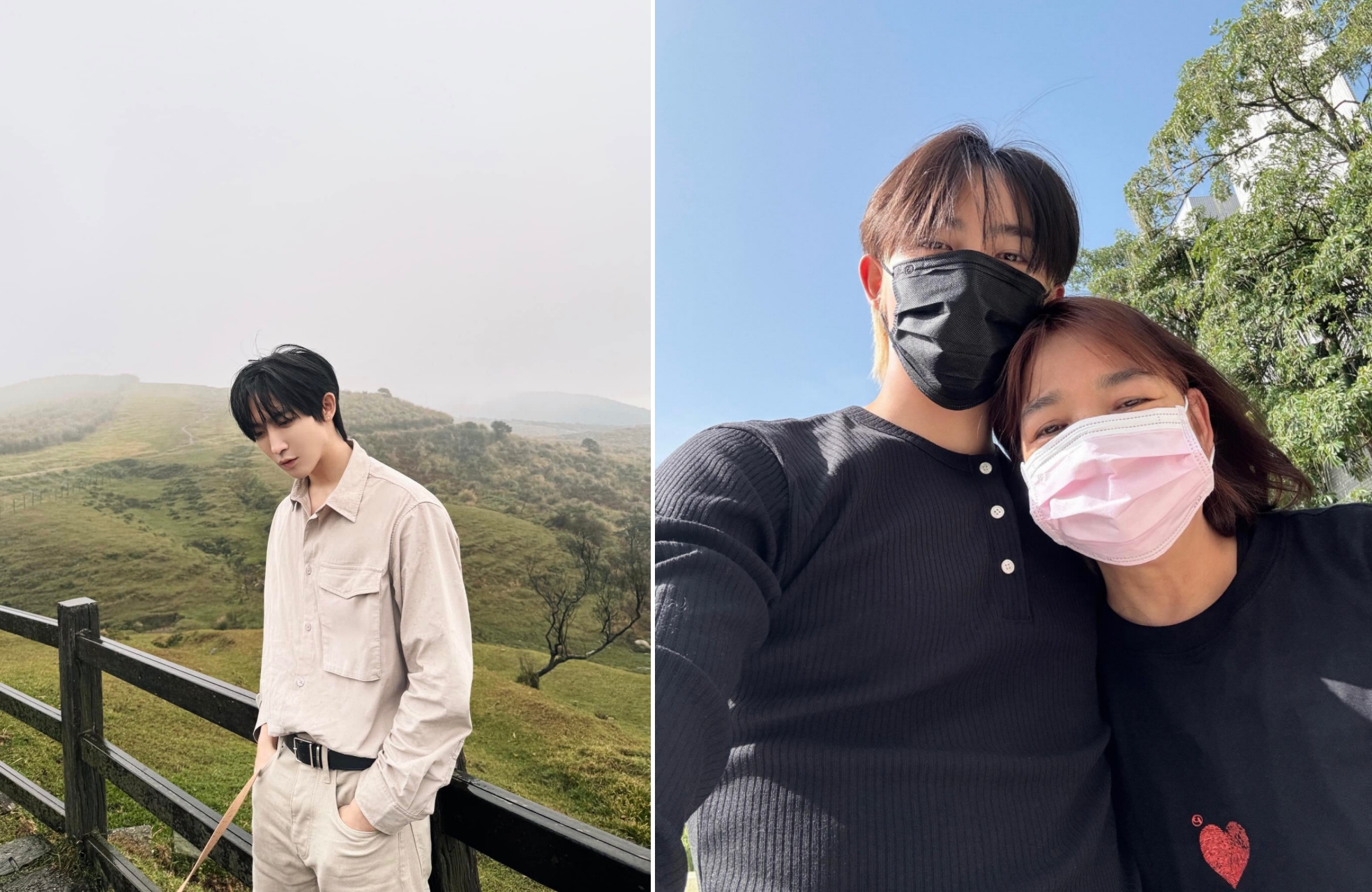 男星黃宏軒透露母大腸癌四期不再接受治療，坦言衝擊，但仍樂觀面對。（翻攝IG）