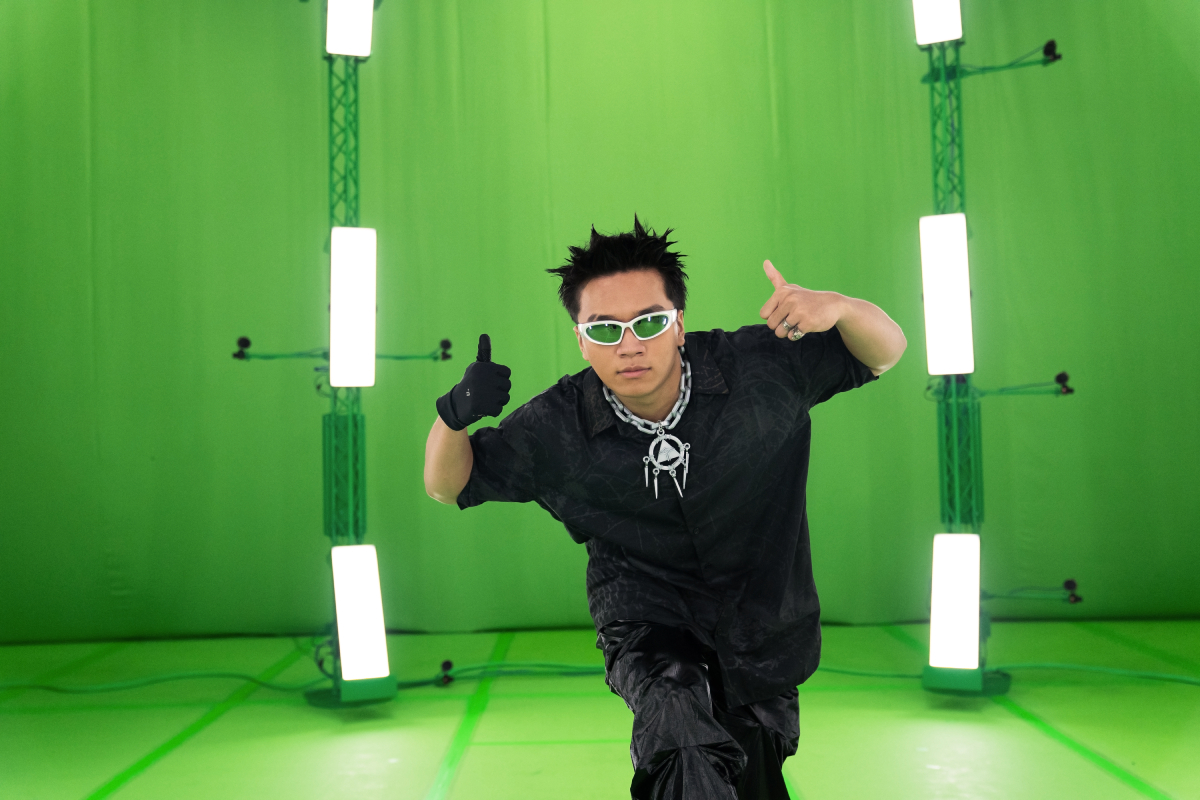 《大嘻哈時代2》人氣MVP阿跨面。 （ HTC VIVE ORIGINALS提供）