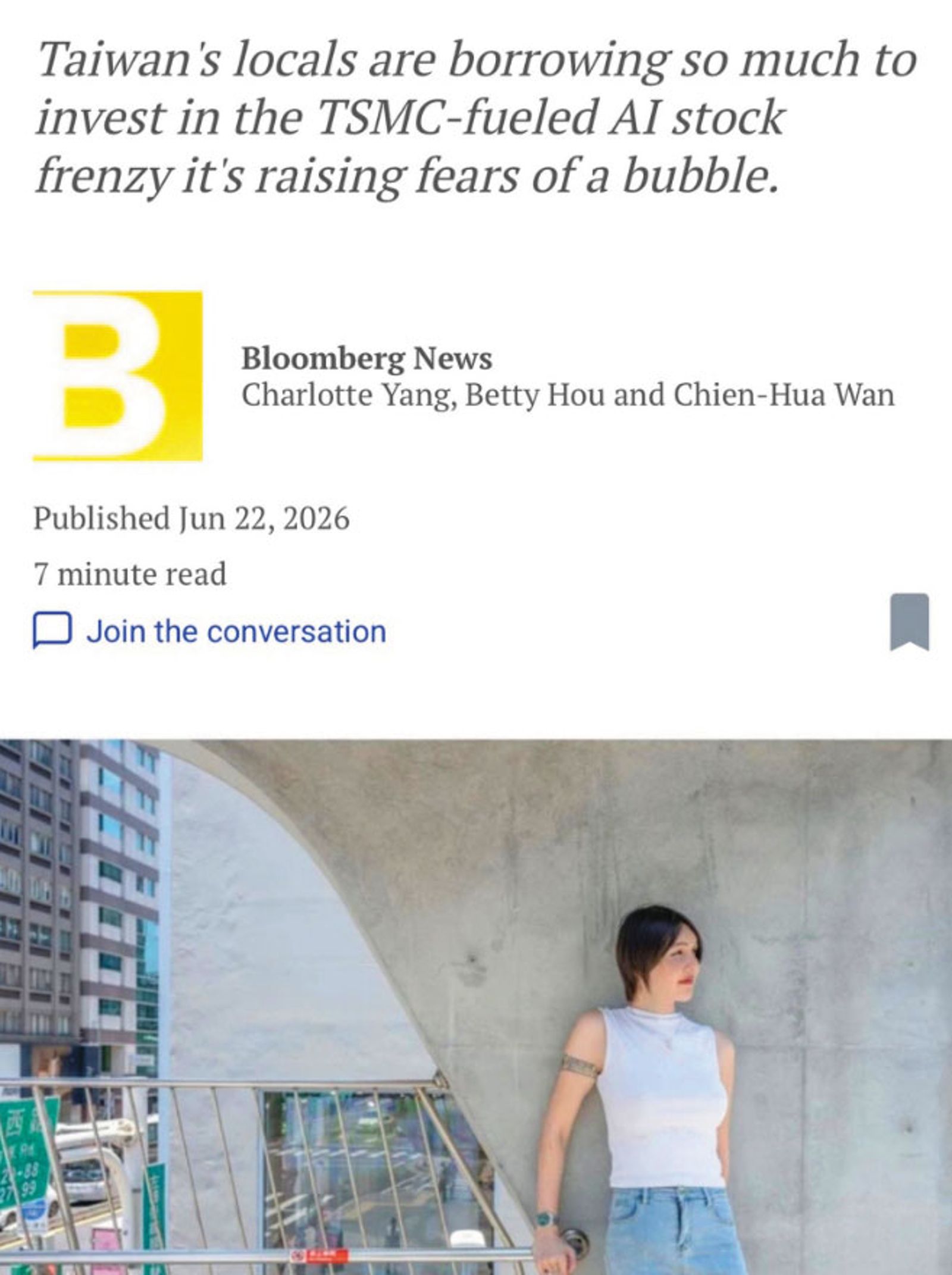 巴逆逆以「反指標」紅遍全台，她貸款500萬元買股一事，甚至吸引全球最大財經媒體《彭博社》前來採訪。（翻攝巴逆逆社群）