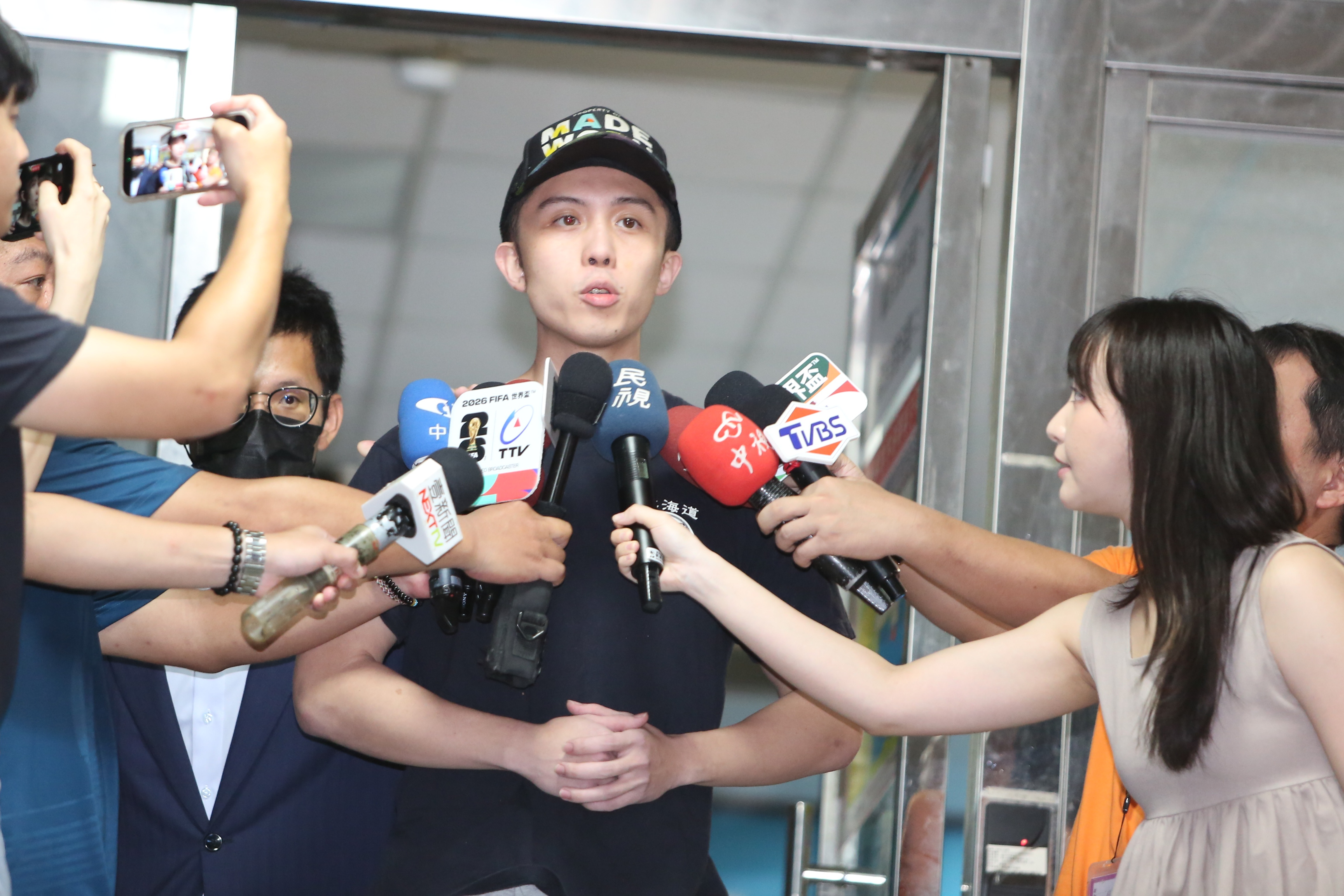 孫安佐稱自己從未傷害人。（鏡報姜永年攝）