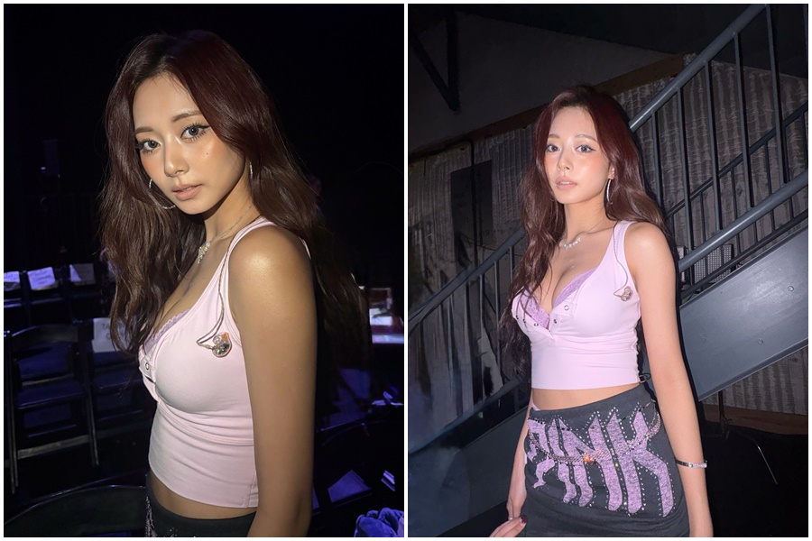 TWICE子瑜今一早分享這次活動個人辣照。(翻攝自子瑜IG)