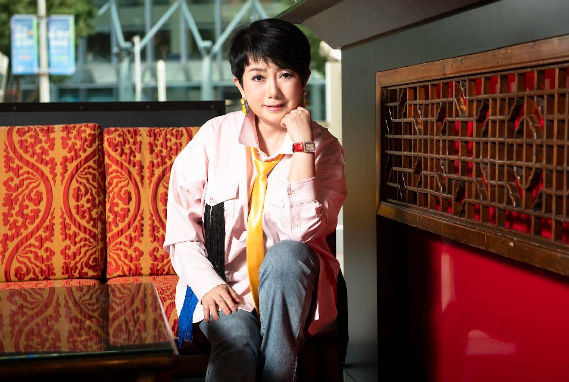 身為心靈講師的周思潔，心疼江祖平的遭遇。（大大娛樂提供）