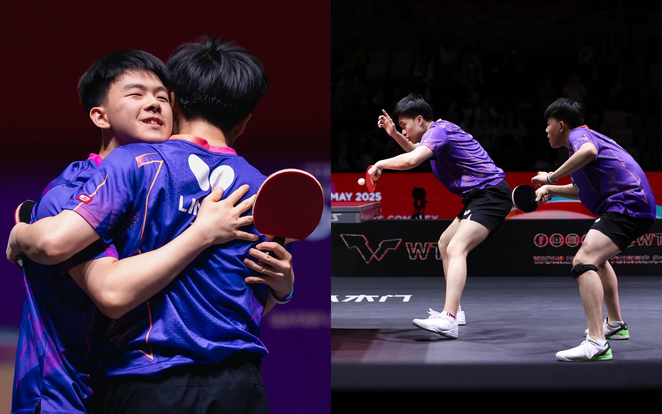 「柚香林萌」組合不僅勇奪銀牌，世界排名飆升至第4名，寫下生涯新高。（翻攝自高承睿IG）