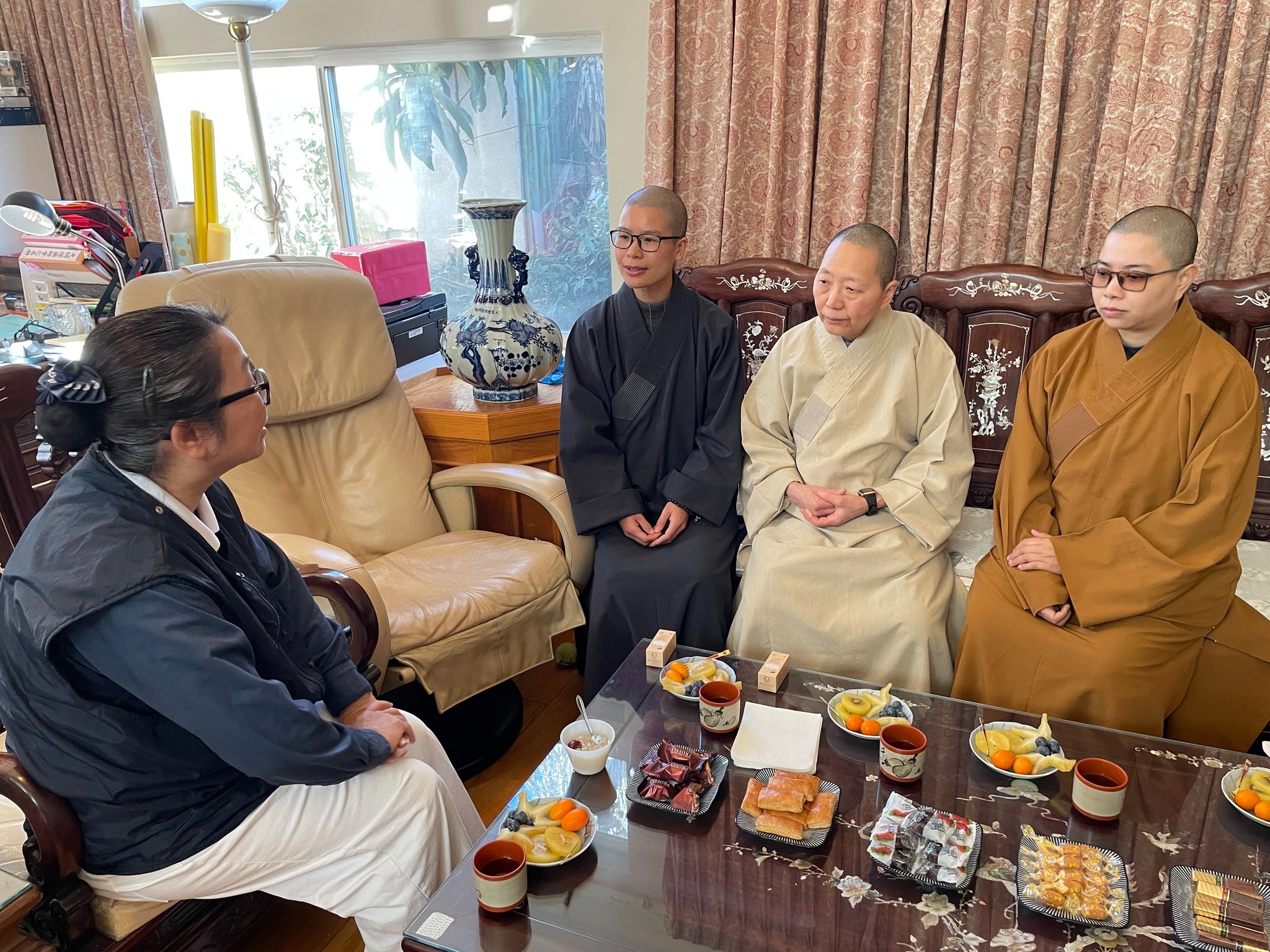 美國洛杉磯大火，慈濟美國總會第一時間立即啟動設立關懷中心。（慈濟美國總會提供）