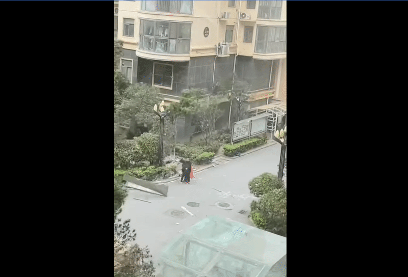 有網友分享河南情形。（翻攝自臉書@中國傻事）