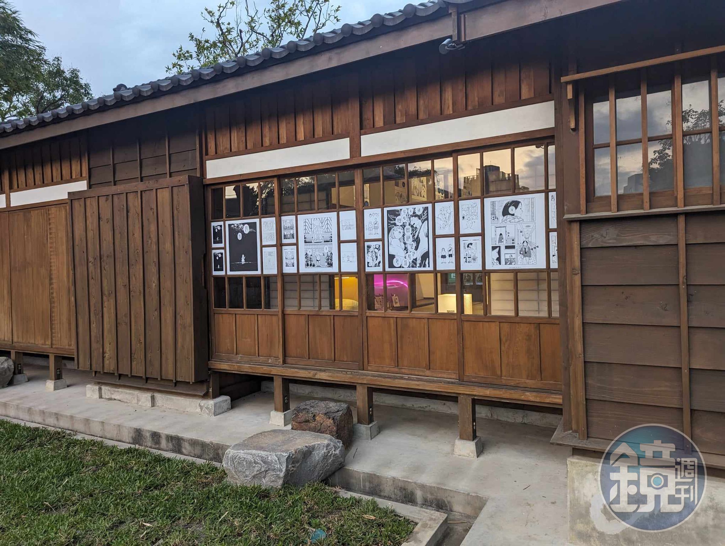 國漫館東側基地由15棟日式建築組成。