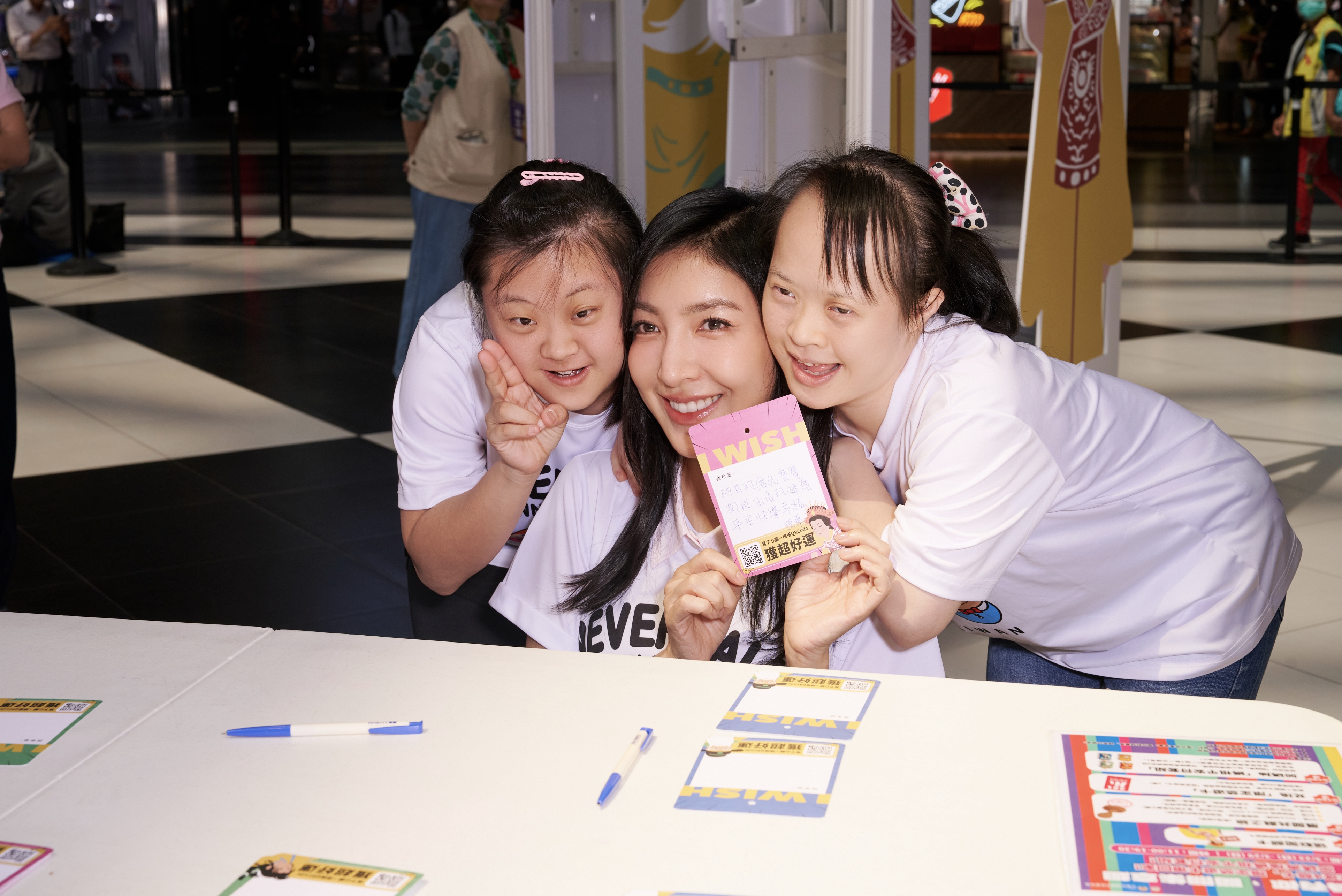 謹華自認近期苦惱稍微變胖。（唐氏症基金會提供）