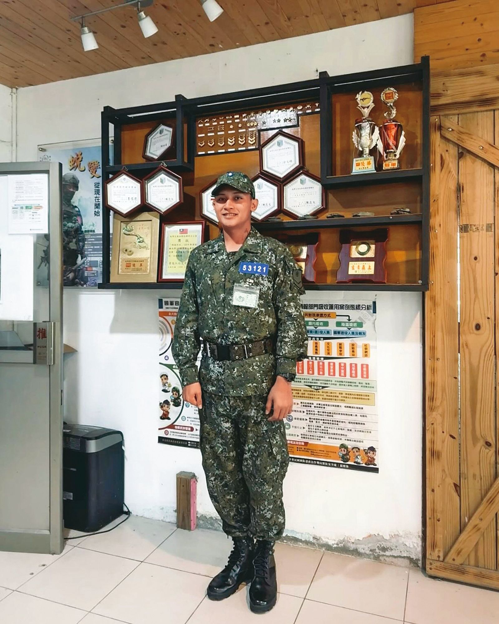 首轟之前，馬傑森有陣子去當兵，度過約4個月的軍旅生涯。（翻攝自馬傑森IG）