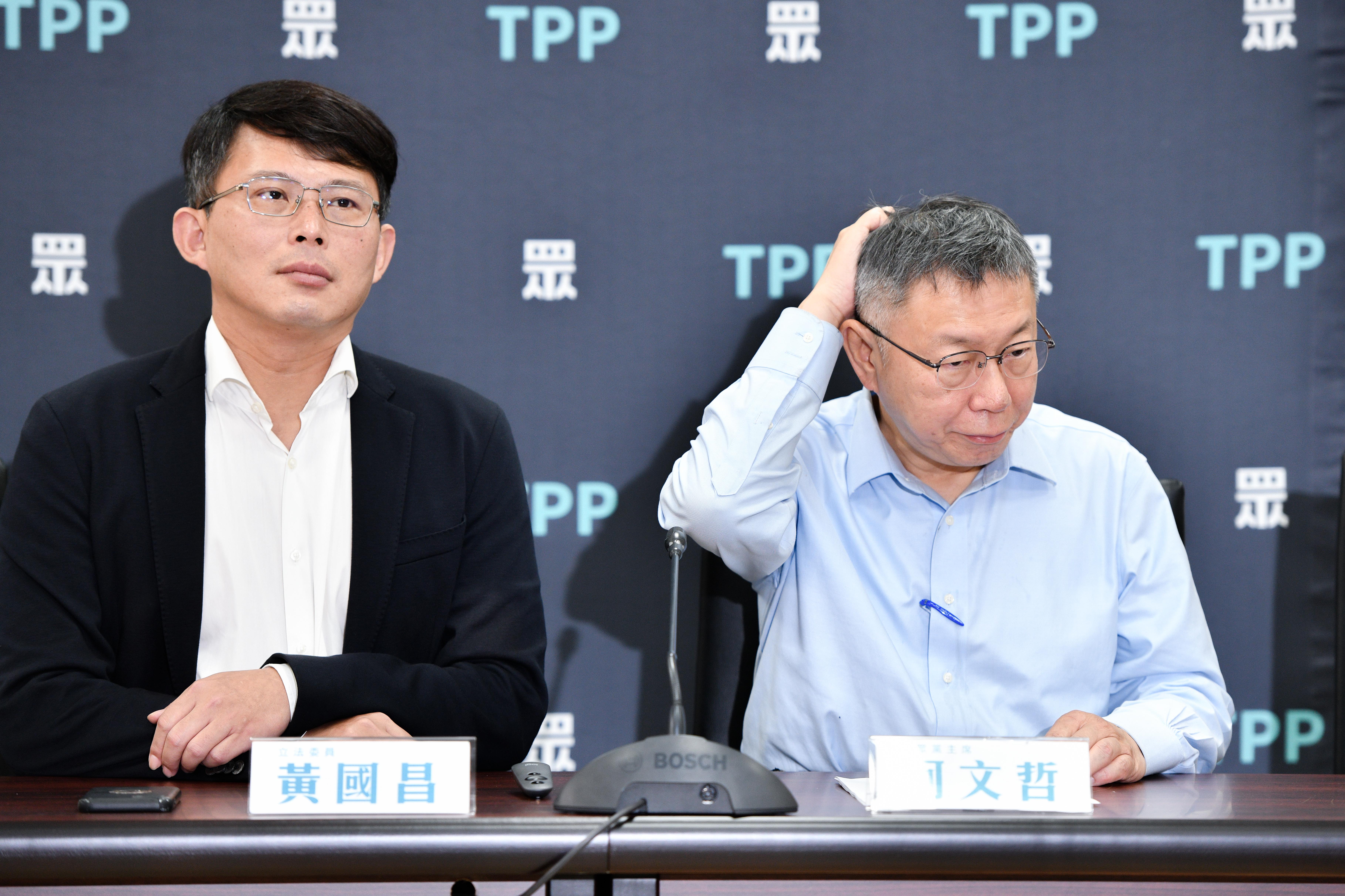 黃國昌今日並未正面回應是否派狗仔跟蹤柯文哲一事，反而再次砲打媒體。（本刊資料照）