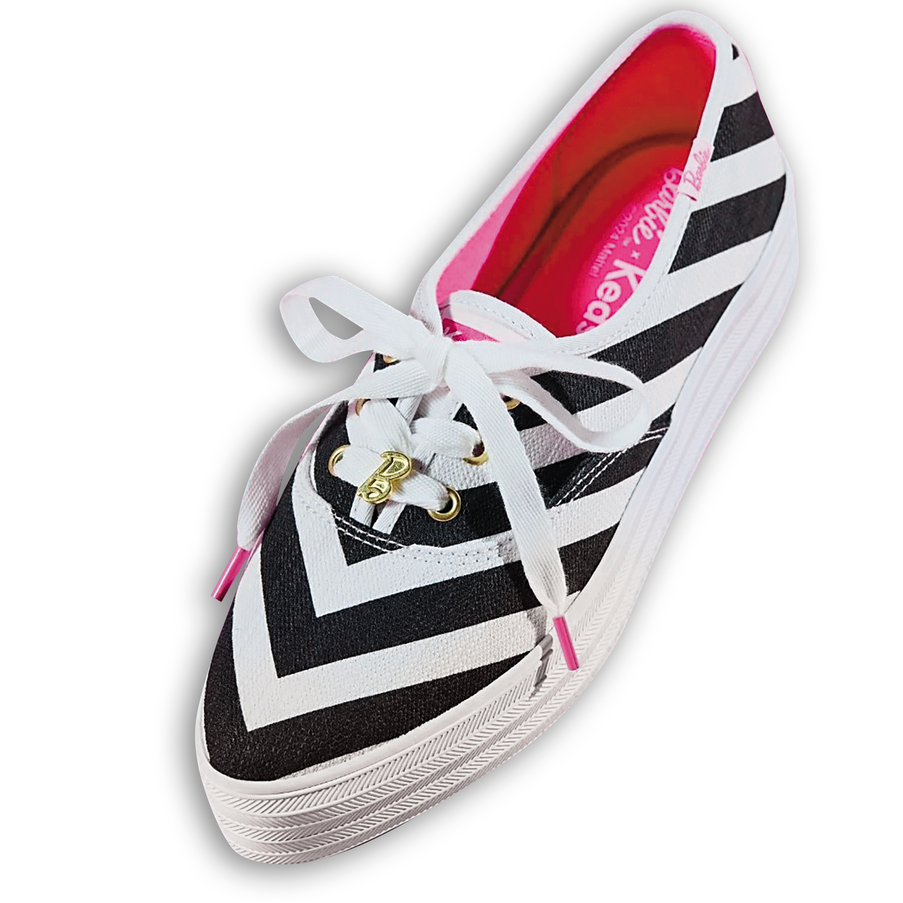 台灣限定款Barbie x Keds聯名系列。NT$2,980(寶原興業提供)