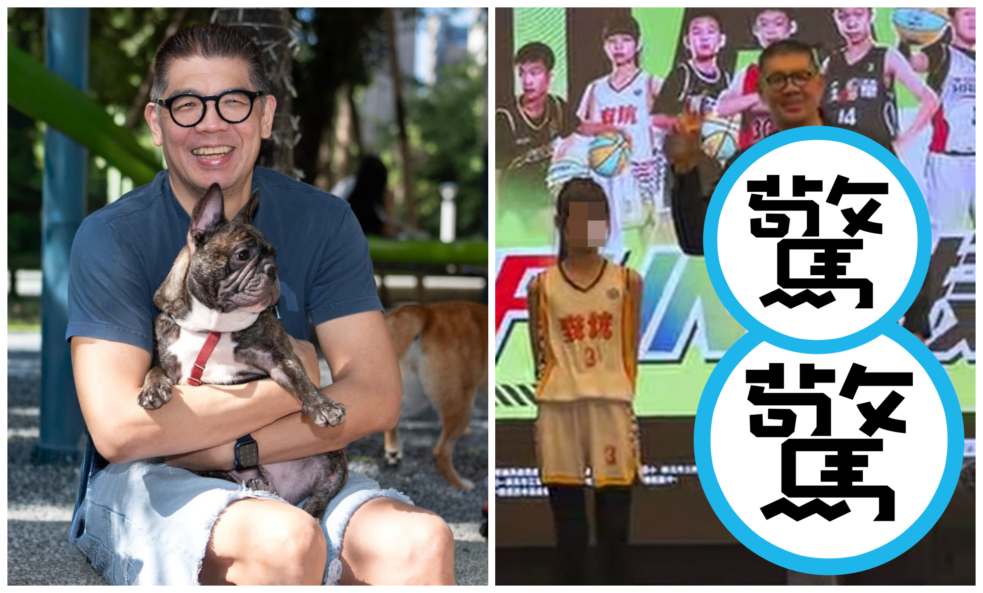 連勝文近日出席活動，身形似乎變得更瘦。（翻攝連勝文臉書、muchieh IG）