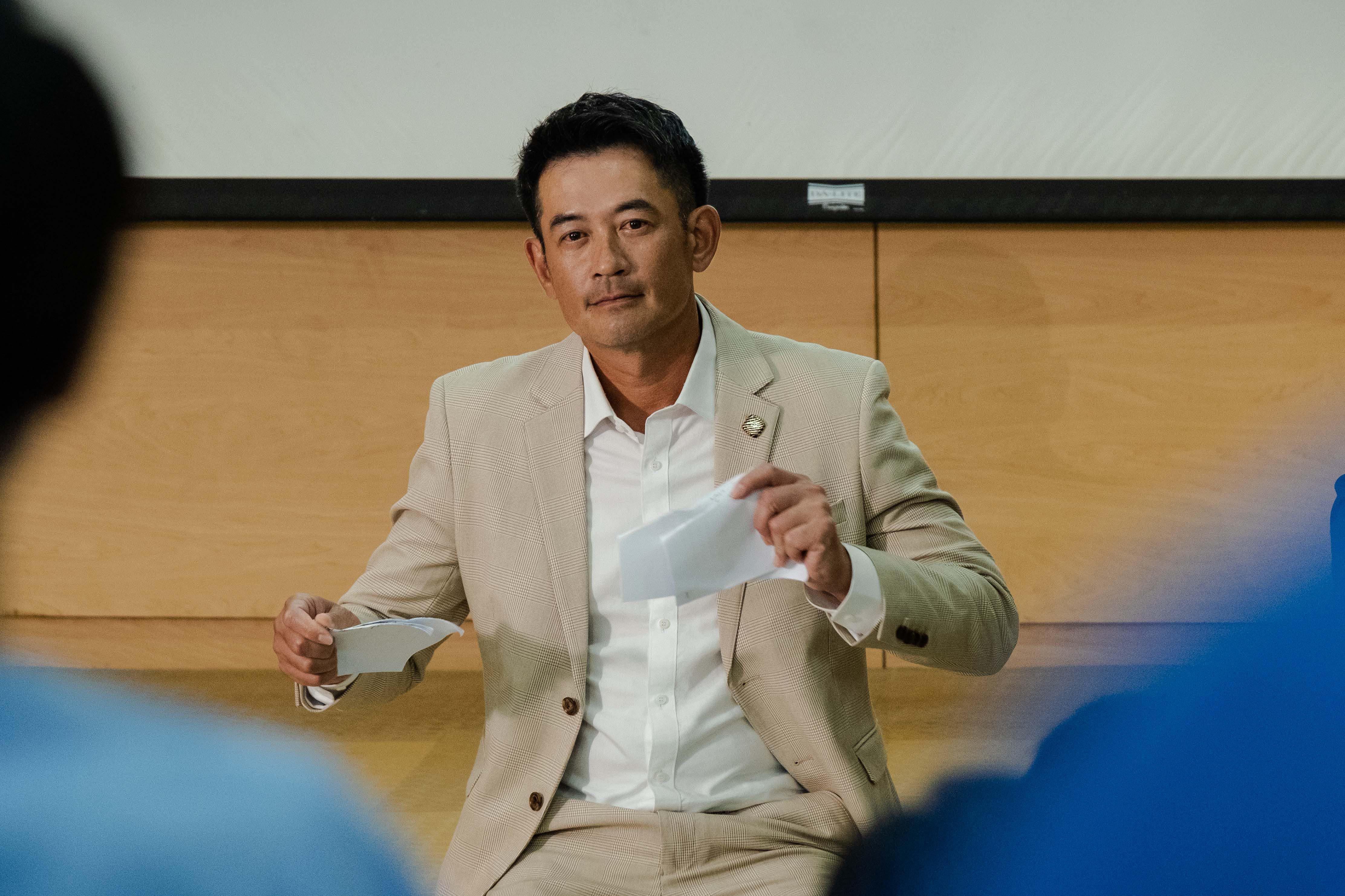 《生命捕手》柯叔元飾演新院長「李至豪」上任後大刀闊斧進行醫院改革。（東森提供）