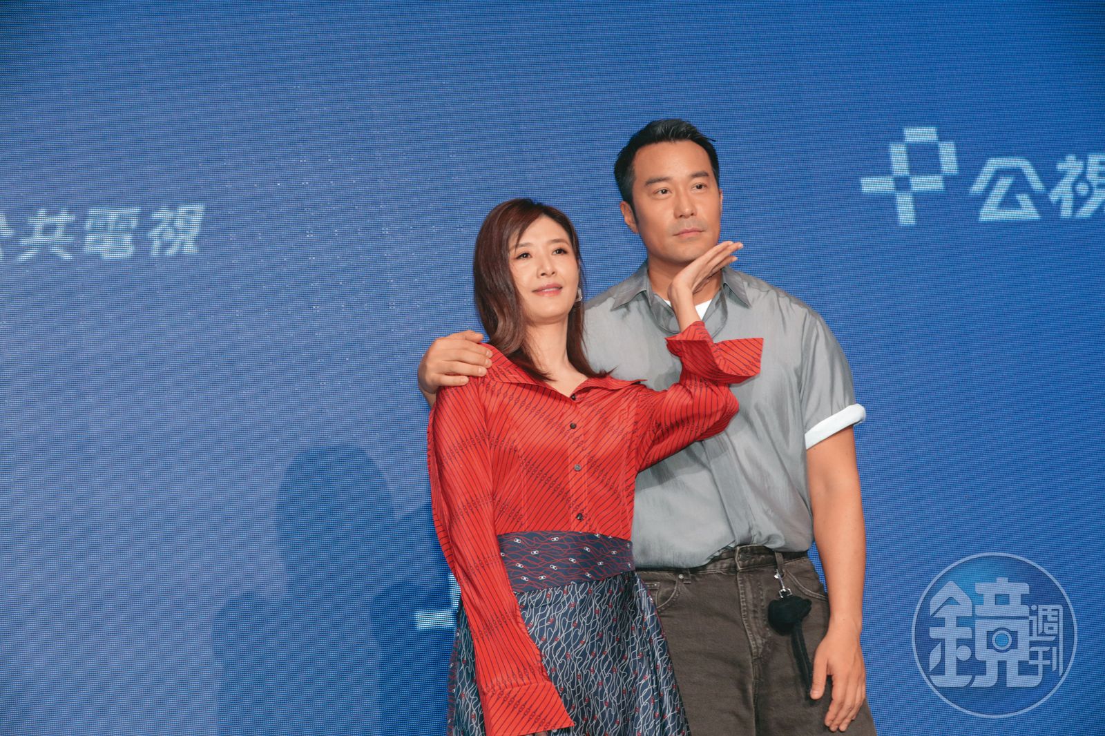 搭檔蘇慧倫（左）演出《欠你的那場婚禮》，張孝全（右）演活中年廢大叔的軟爛不成材