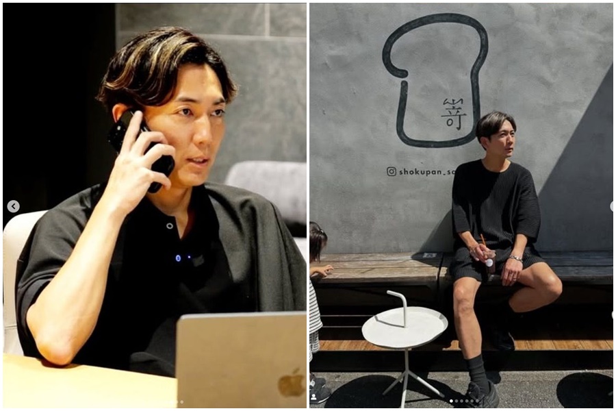 全球第一只愛馬仕柏金包天價售出，買家是台灣知名吐司連鎖「嵜本高級生吐司」創辦人的么弟。（翻攝自shinsukesakimoto IG）