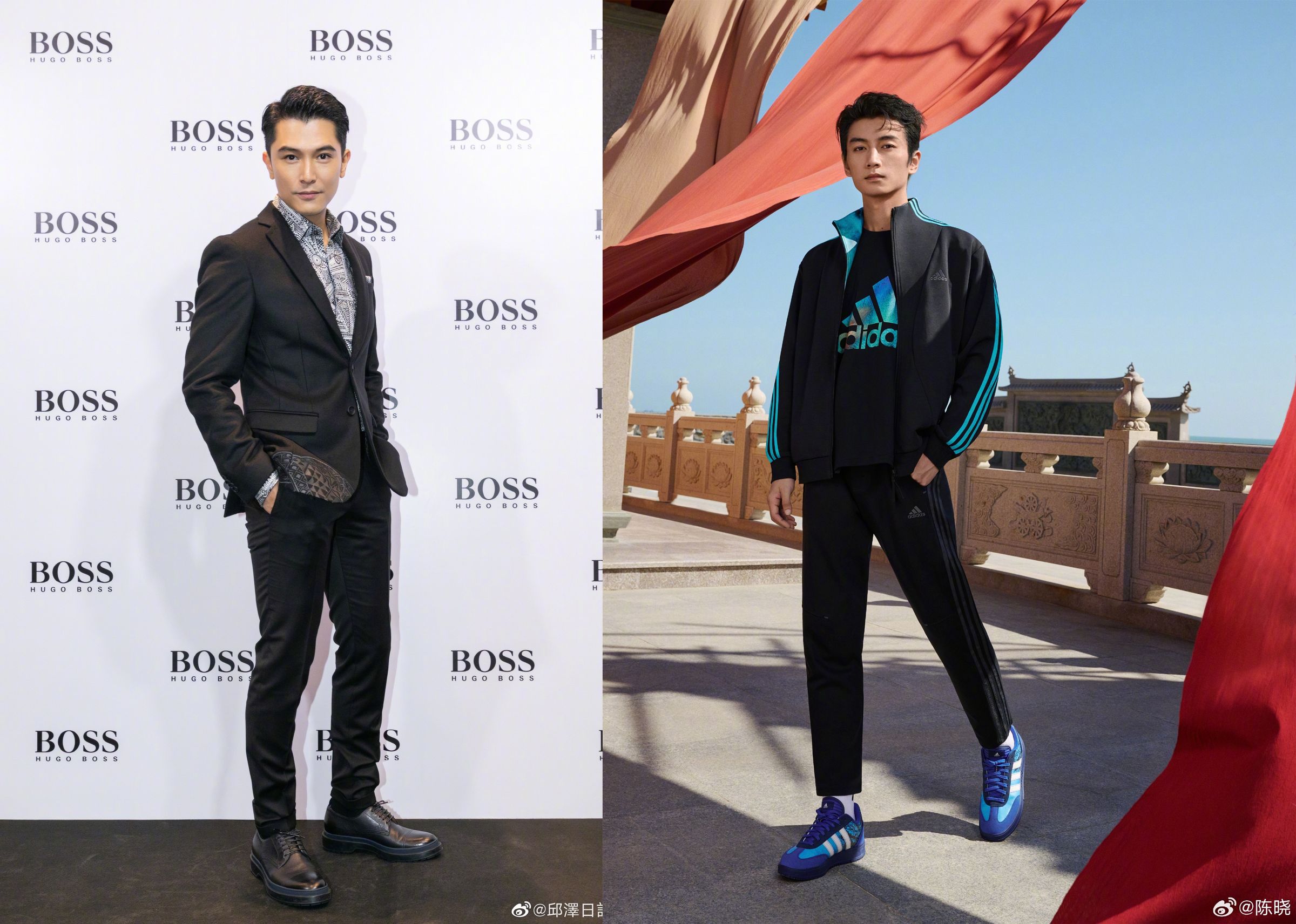 大陸男星陳曉與邱澤合拍新片《X的故事》,以劇情來說陳曉是真男主,但邱澤角色不僅是片名點題,戲分也與陳曉幾乎平起平坐。(陳曉微博/攝影組)
