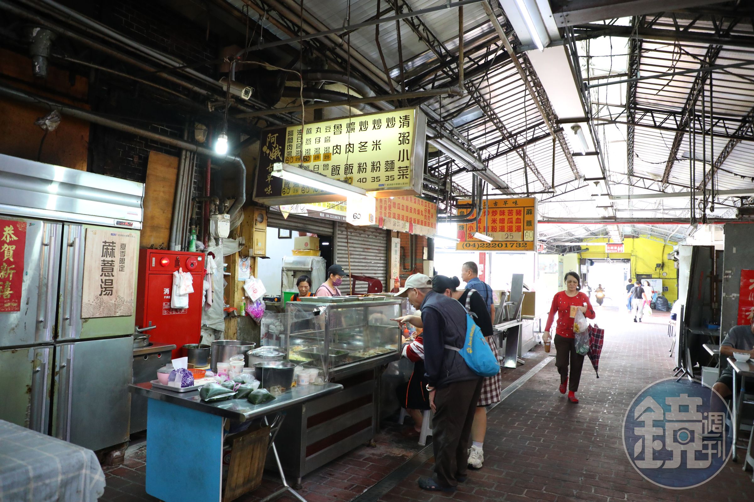 「阿娥古早味」就開在第二市場內的武德宮前方，非常好找。