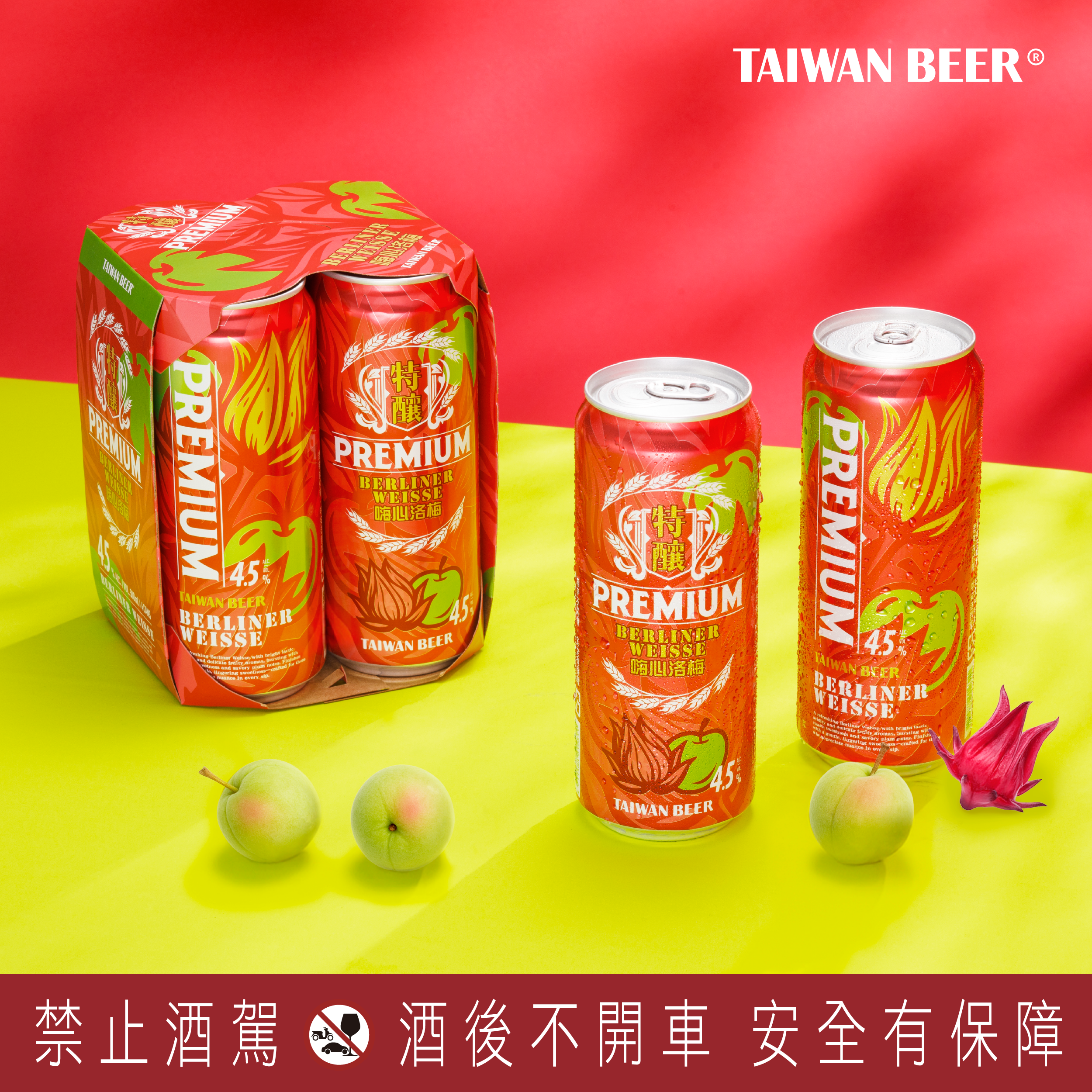 台啤特釀「嗨心洛梅」洛神梅子酸啤全新上市! 酸酸甜甜之間融合在地風味