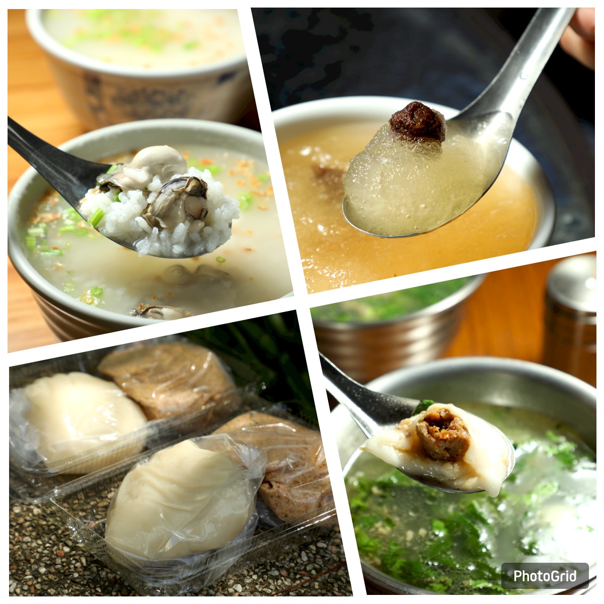 台中第五市場匯聚許多美味小吃，蚵仔粥、梅仔冰、鹹湯圓、手工麻糬都是不能錯過的美味。