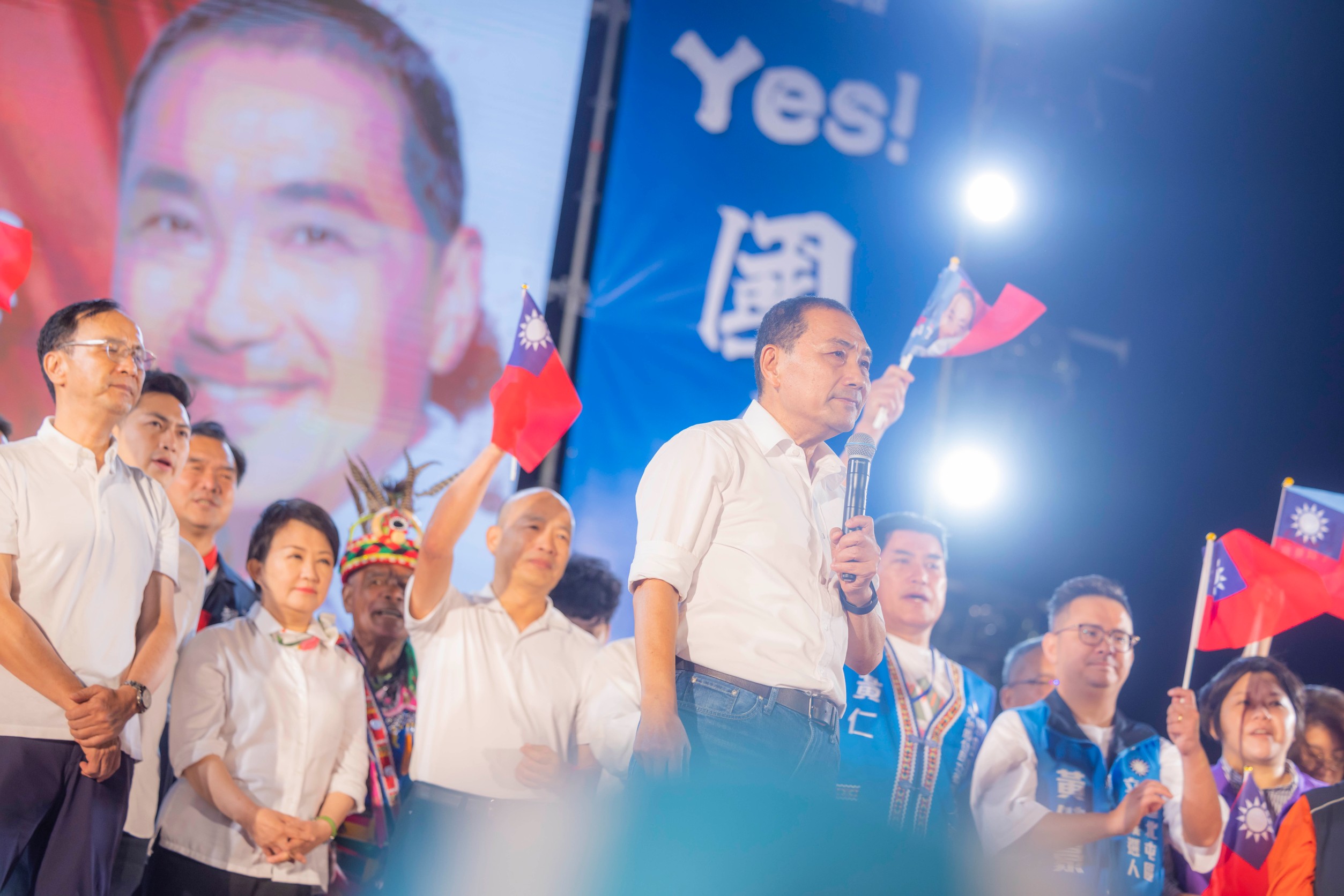 侯友宜首度鬆口願意接受「柯侯配」，喊話柯文哲盡快回覆。（侯友宜競辦提供）