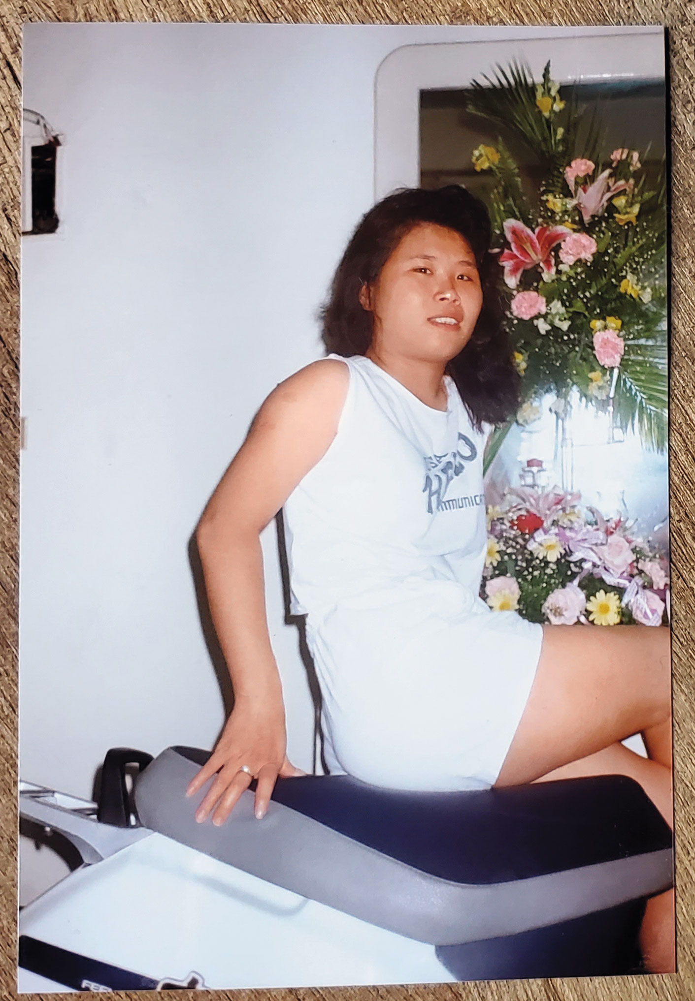 麗春23歲時回桃園開美髮店，月收最高曾有數十萬元。（麗春提供）