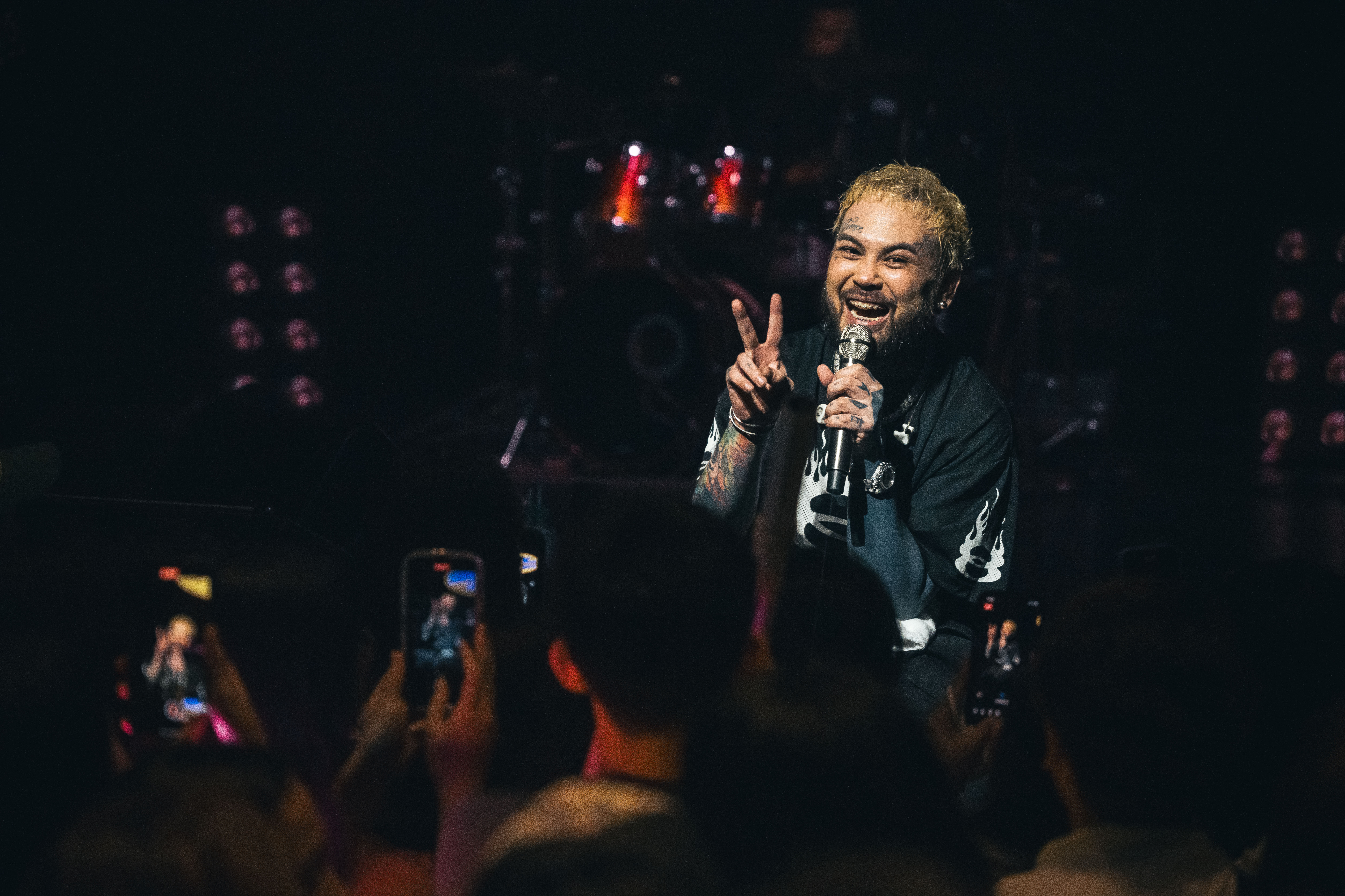 泰國嘻哈歌手URBOYTJ在台灣首次舉辦個人演唱會。（華貴娛樂提供）