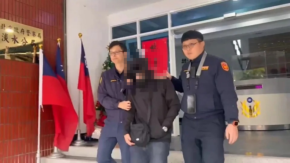 嚴男肇事後不僅沒有自首，反而搭乘計程車直奔桃園國際機場企圖出境潛逃。（翻攝畫面）