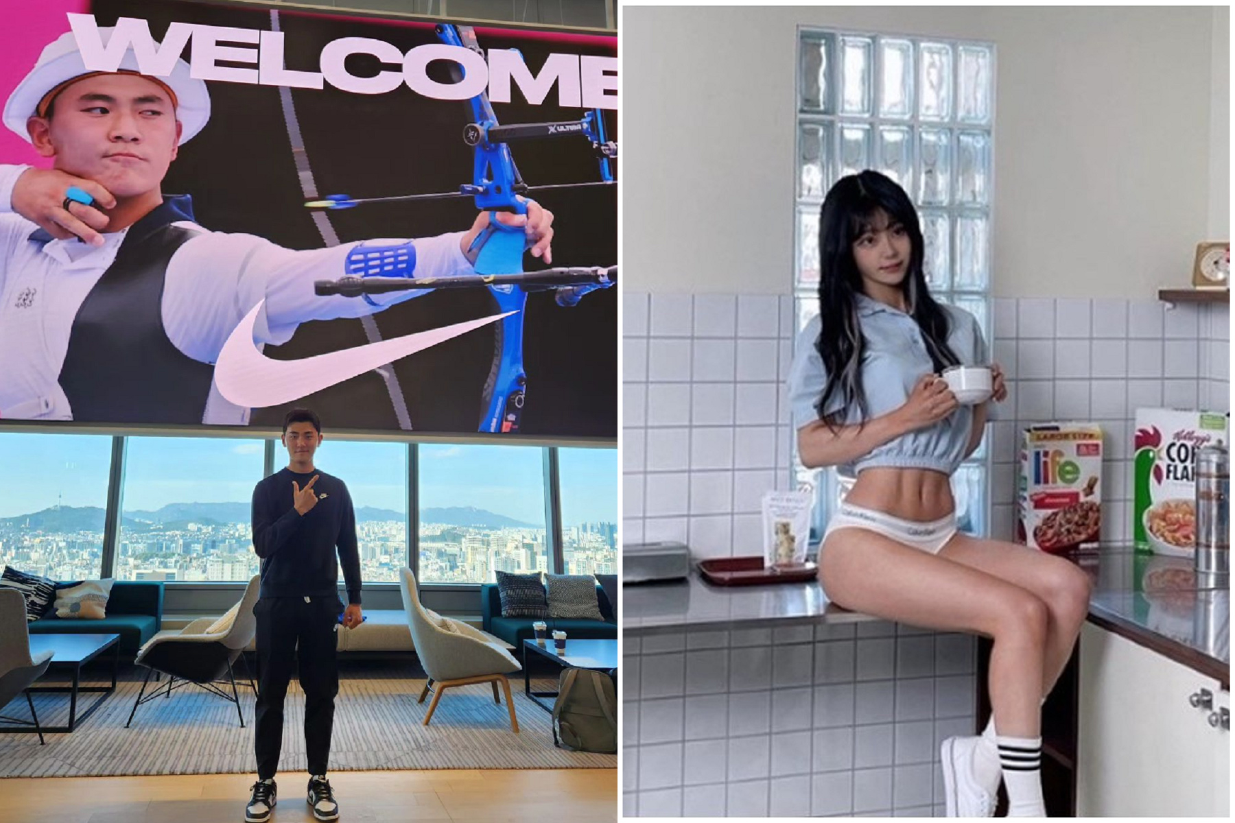 射箭金牌愛內褲正妹錯了嗎？點讚IG照慘被網友出征。（翻自IG）