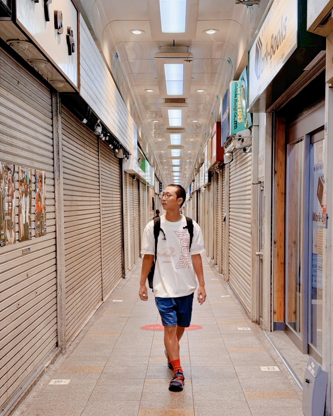 浩子日前跟著實境節目《請世界吃桌》到紐約出外景。(翻攝自浩角翔起臉書)