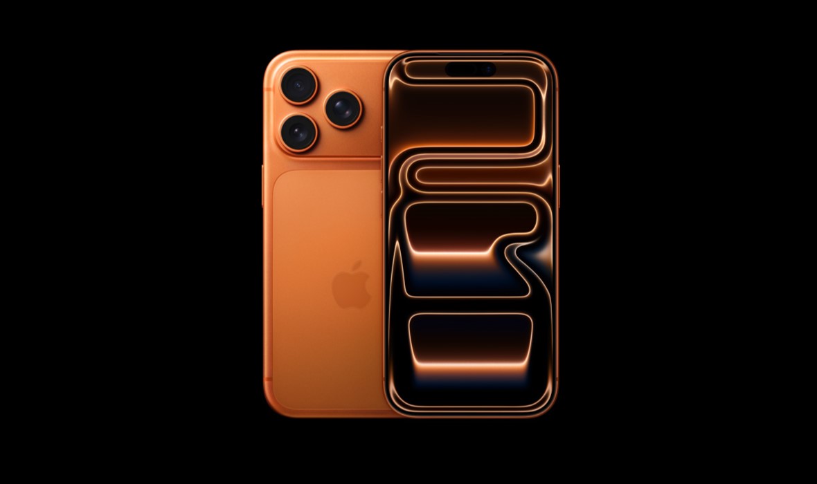 iPhone 17 Pro新色「宇宙橙」爆出變色災情。（翻攝自蘋果官網）