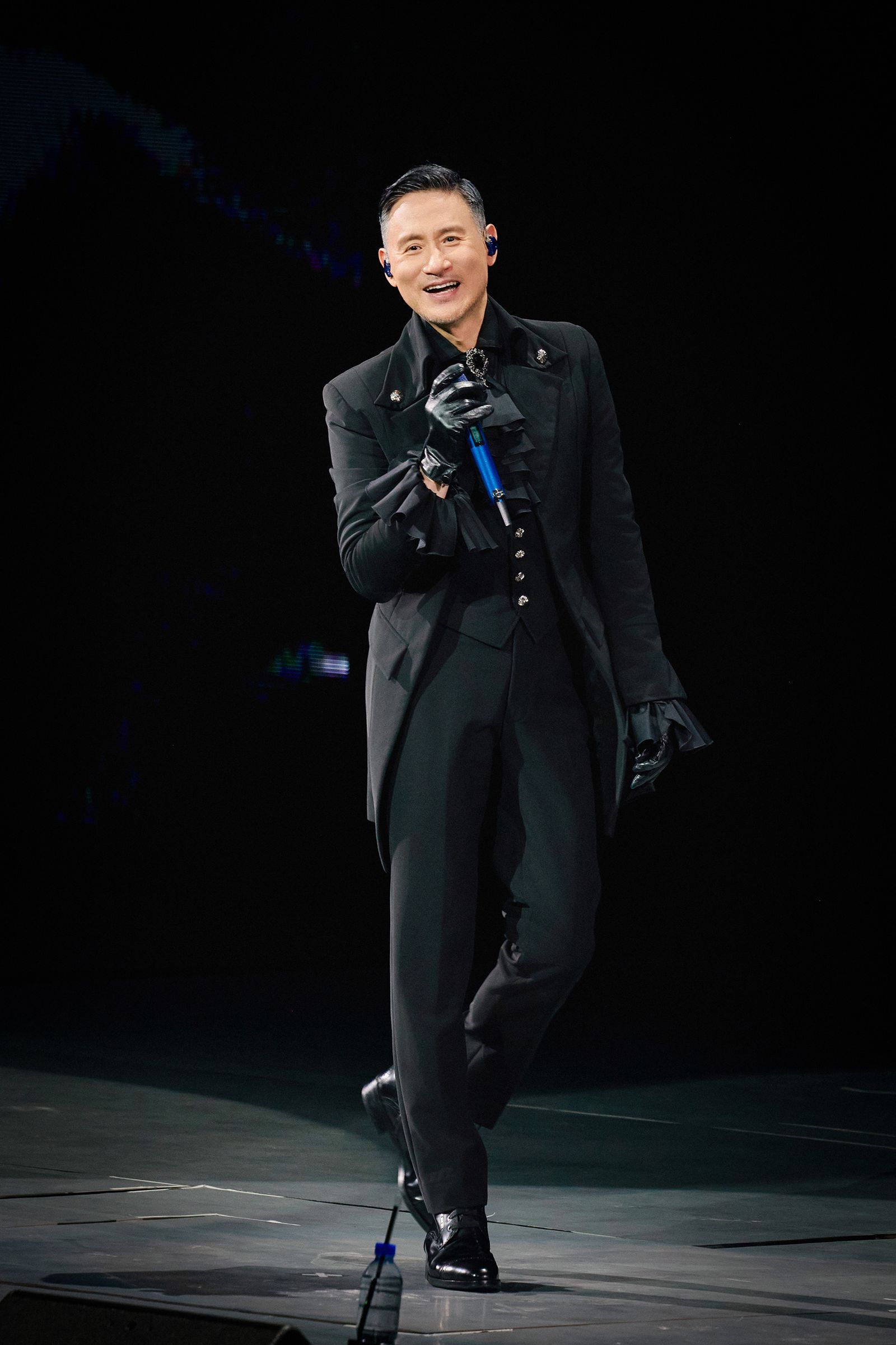歌神張學友在海口完成《張學友60+》第218場演唱會。（環球音樂提供）
