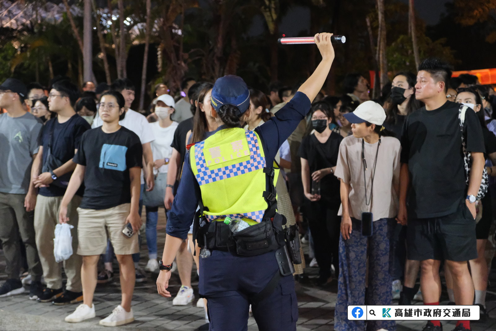 Coldplay高雄演唱會2天湧入約17.2萬人。（翻攝自轉動高雄青春夢-高雄市政府交通局臉書）