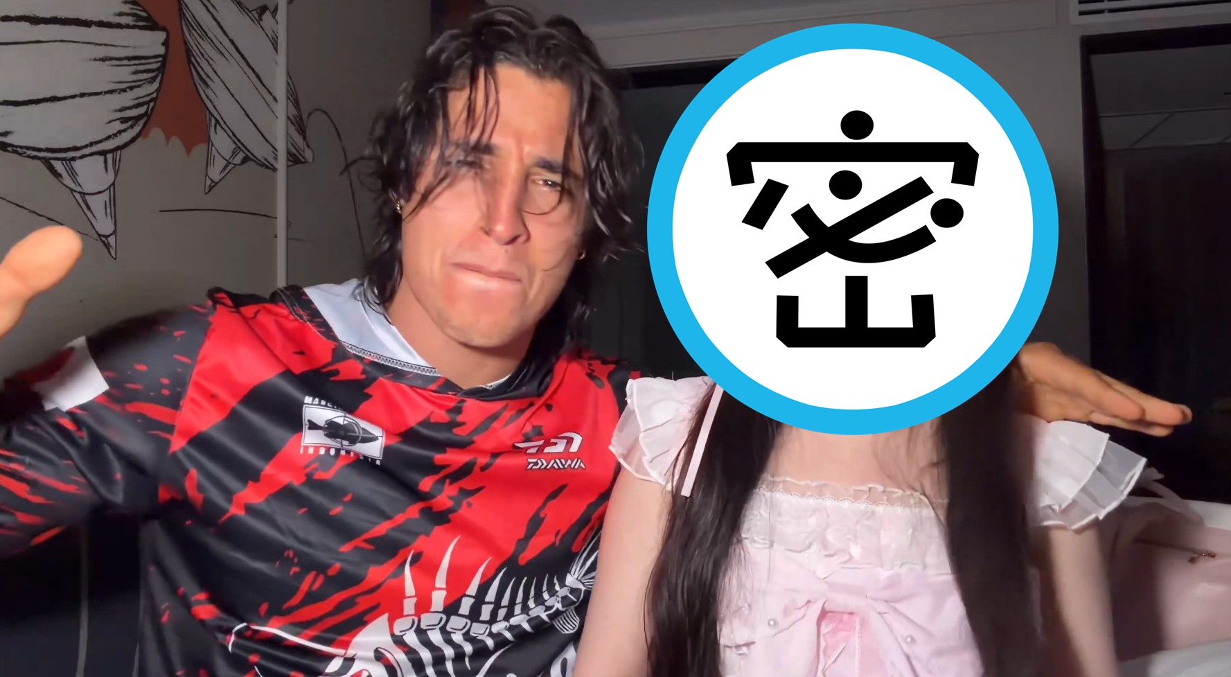 AV男優Gattouz0日前在IG曝光中國網黃冰凌紫萱的真面目。（翻攝自IG@gattouzw）