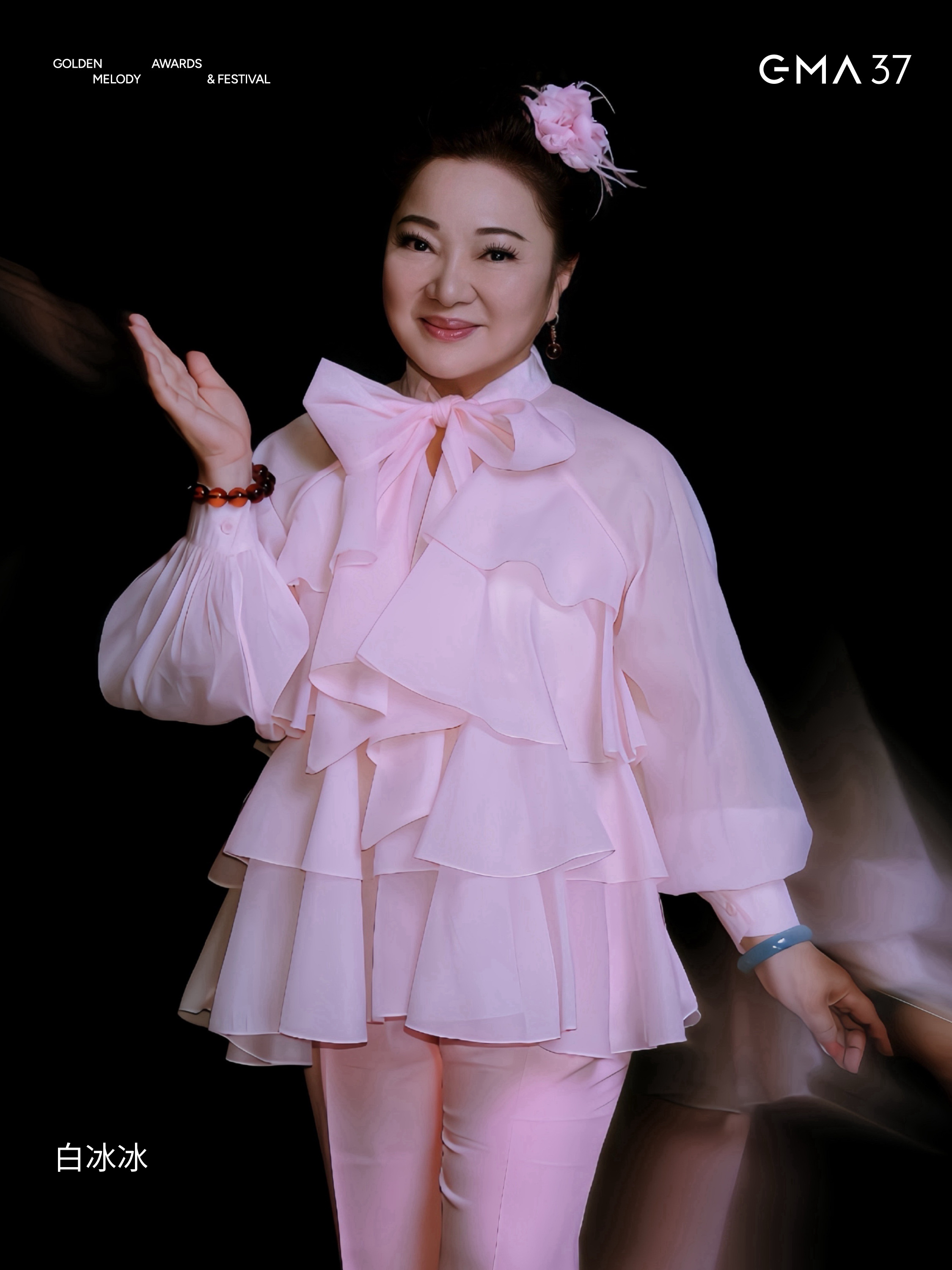 入圍「最佳台語女歌手獎」的白冰冰,睽違28年再度叩關金曲獎。(台視提供)