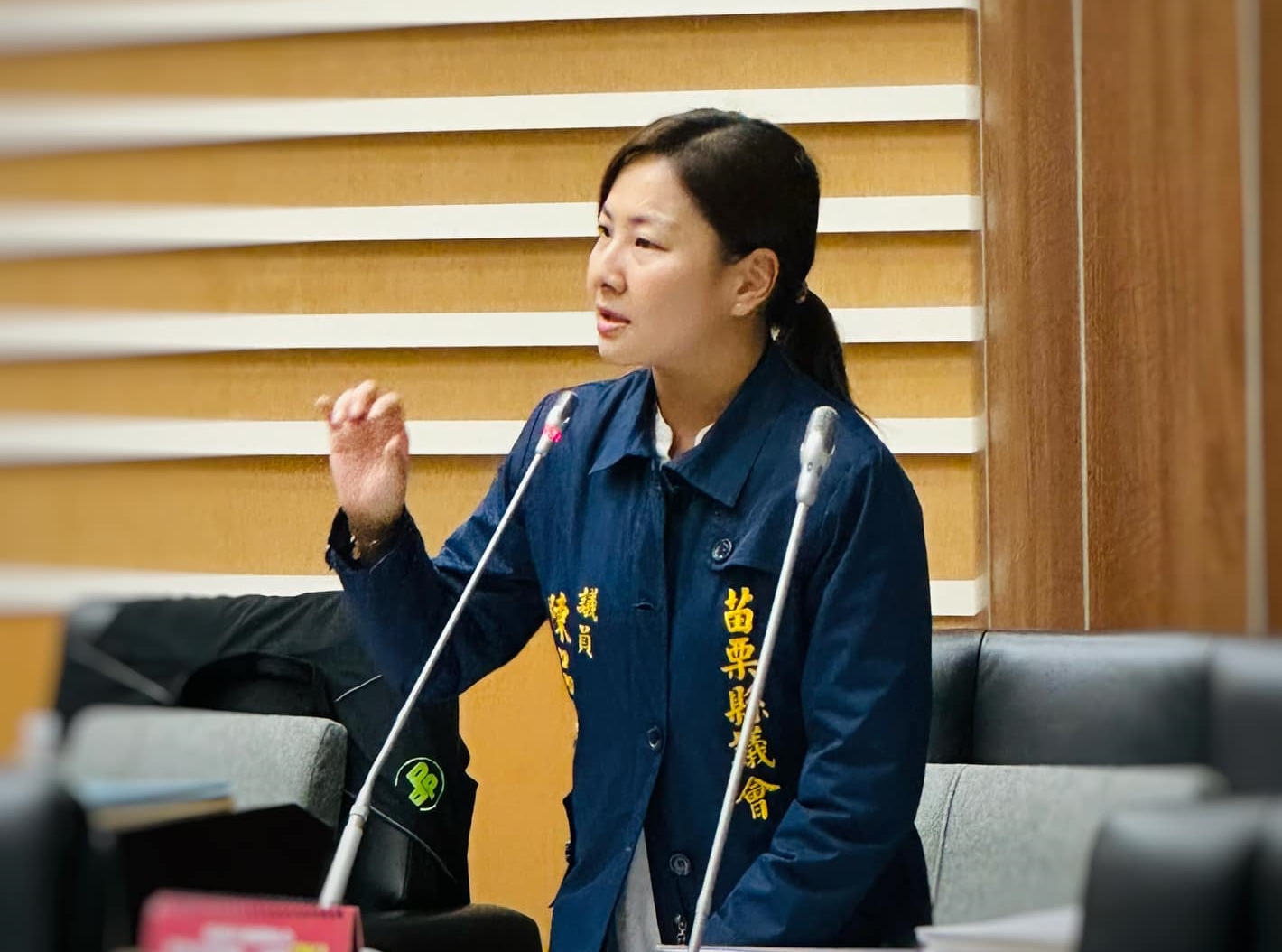 民進黨選對會5日開會，傾向徵召年輕世代的縣議員陳品安參選苗栗縣長。（翻攝陳品安臉書）