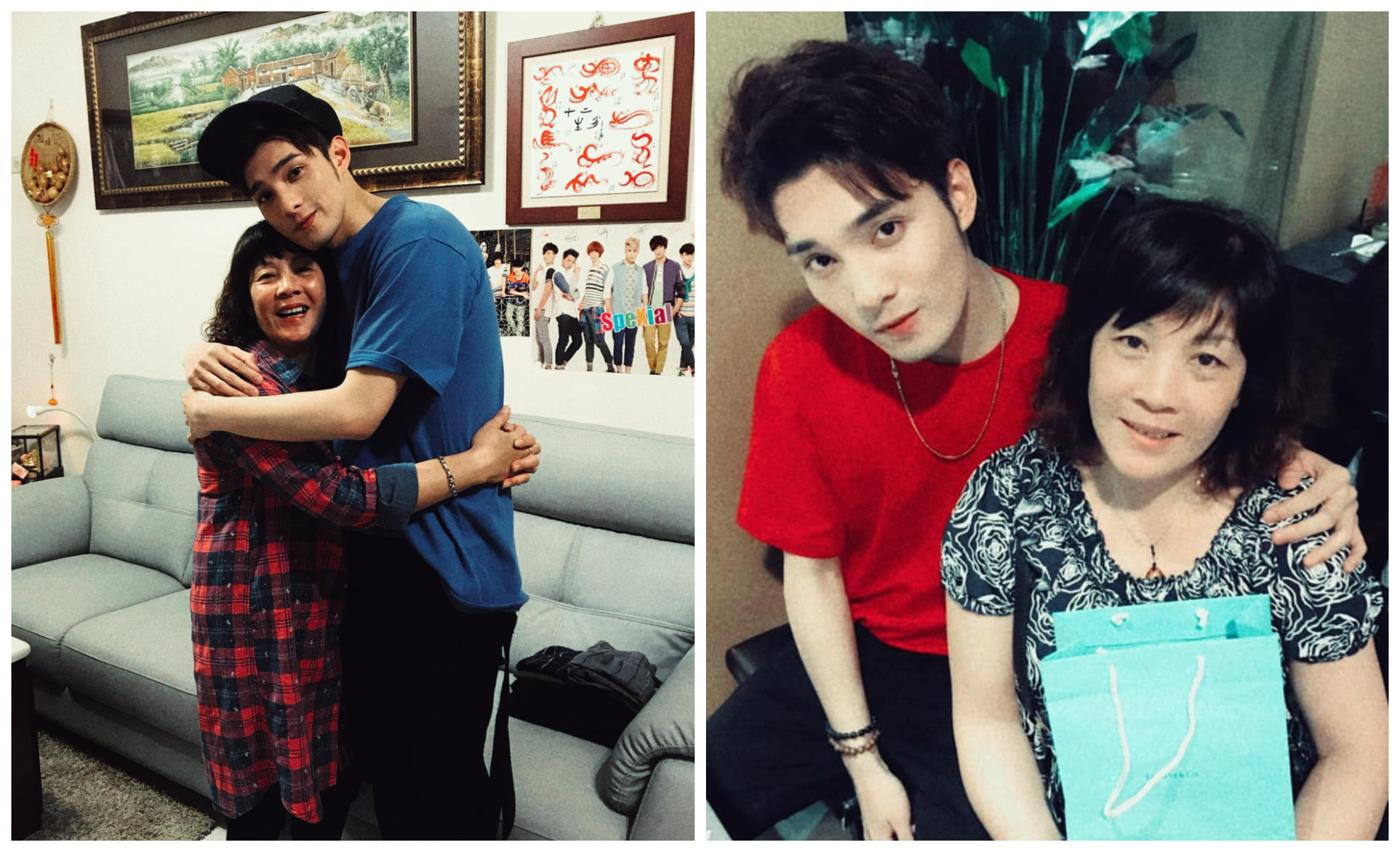 偉晉與媽媽感情深厚。(翻攝黃偉晉臉書)