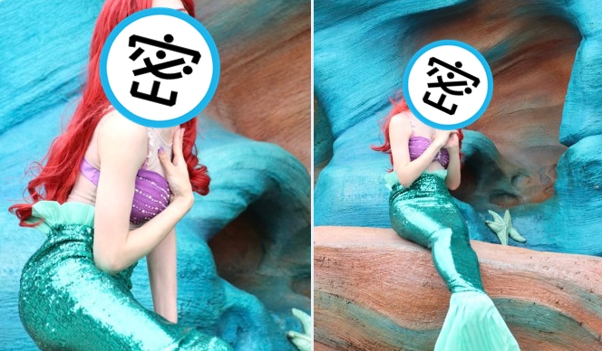 日本一名男網友夢想變成公主，努力練習化妝打扮，終於成功變身。（翻攝X@nicodisney_）