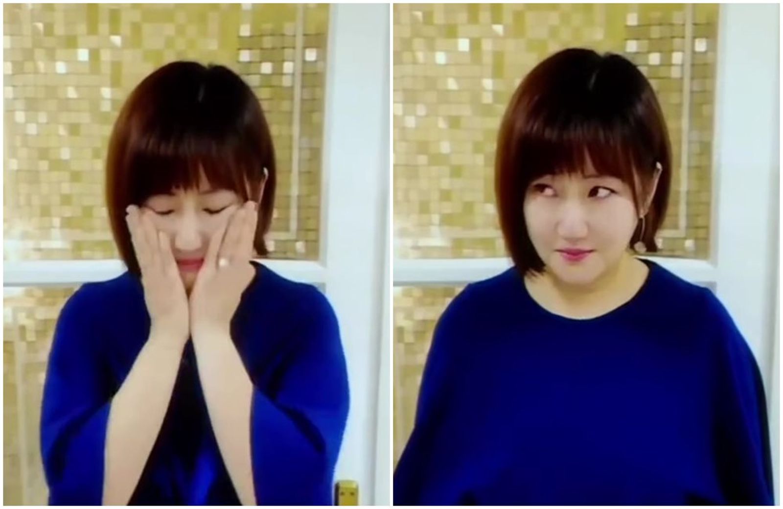 Selina講到兒子腰果時，瞬間紅了眼眶。（翻攝畫面）