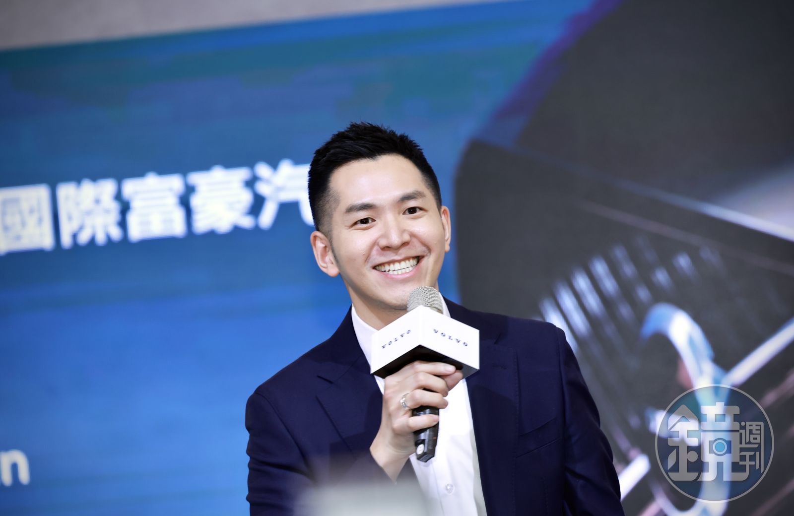 VOLVO 國際富豪汽車總裁林裕凱，記者會後接受媒體訪問回應中國品牌大使爭議。