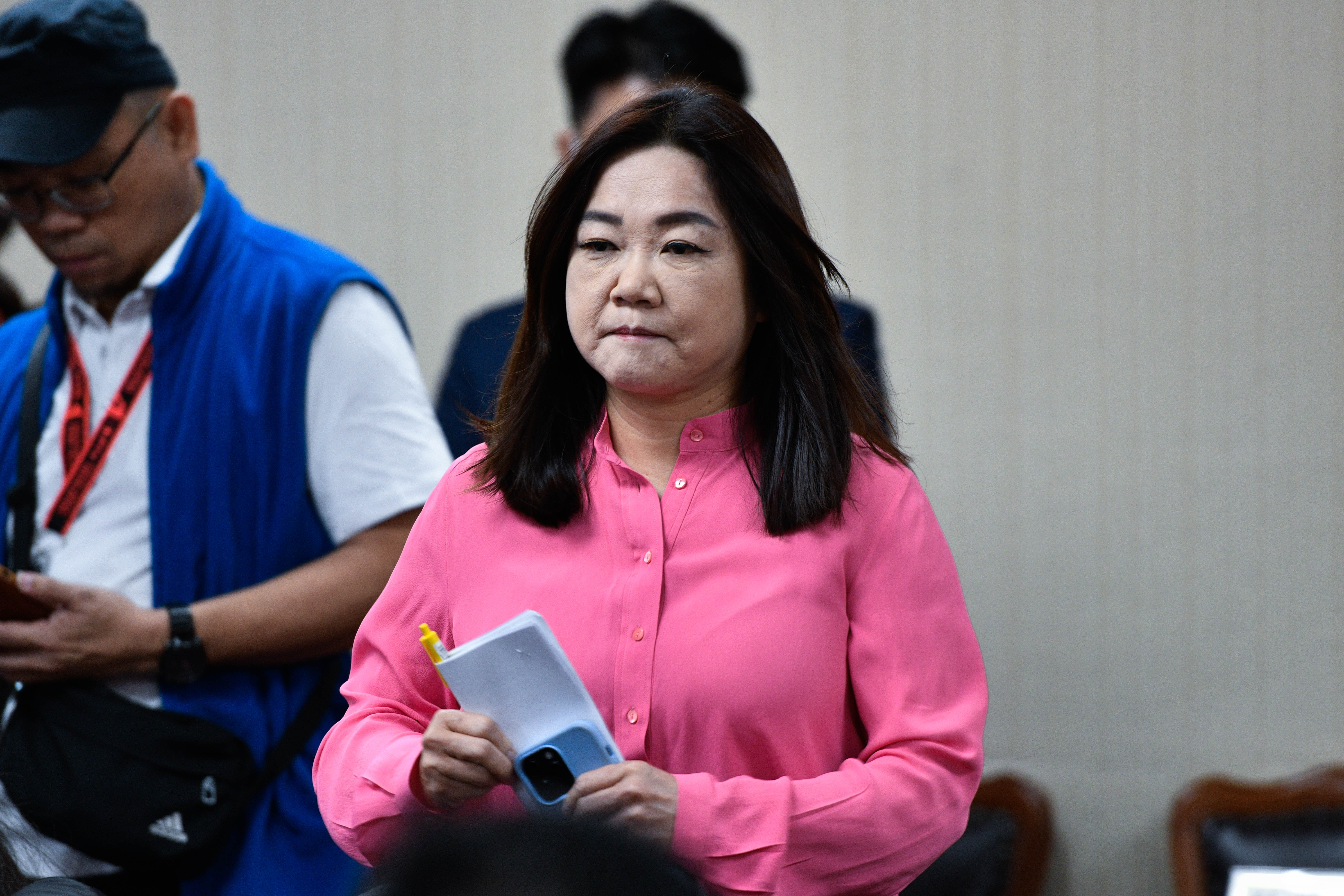 面對再遭郭璽告發涉外患罪，馬文君（見圖）表示自己絕對清白。（本刊資料照）