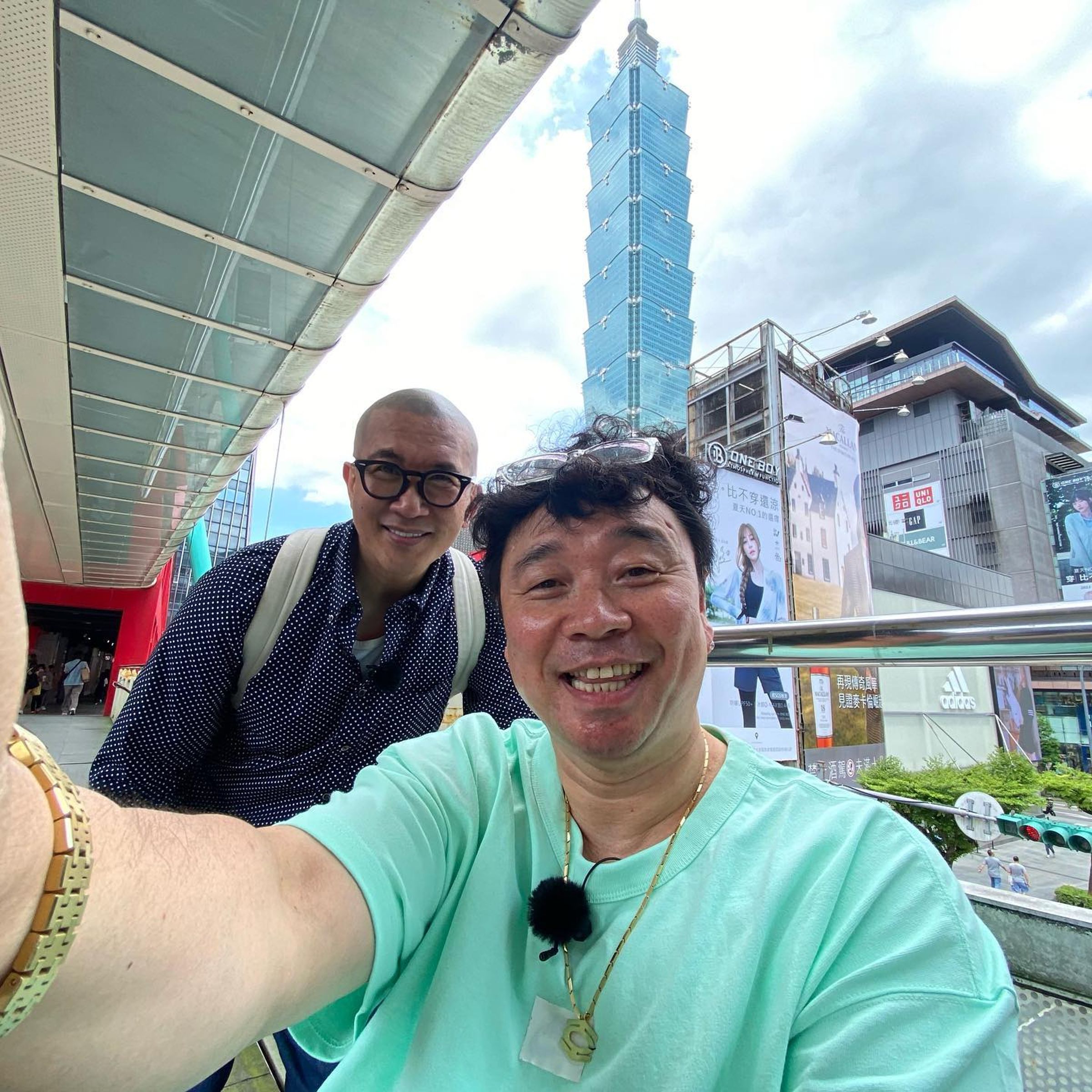 姜元來前年曾來台北，與具俊曄留下合照。（翻攝姜元來INS）