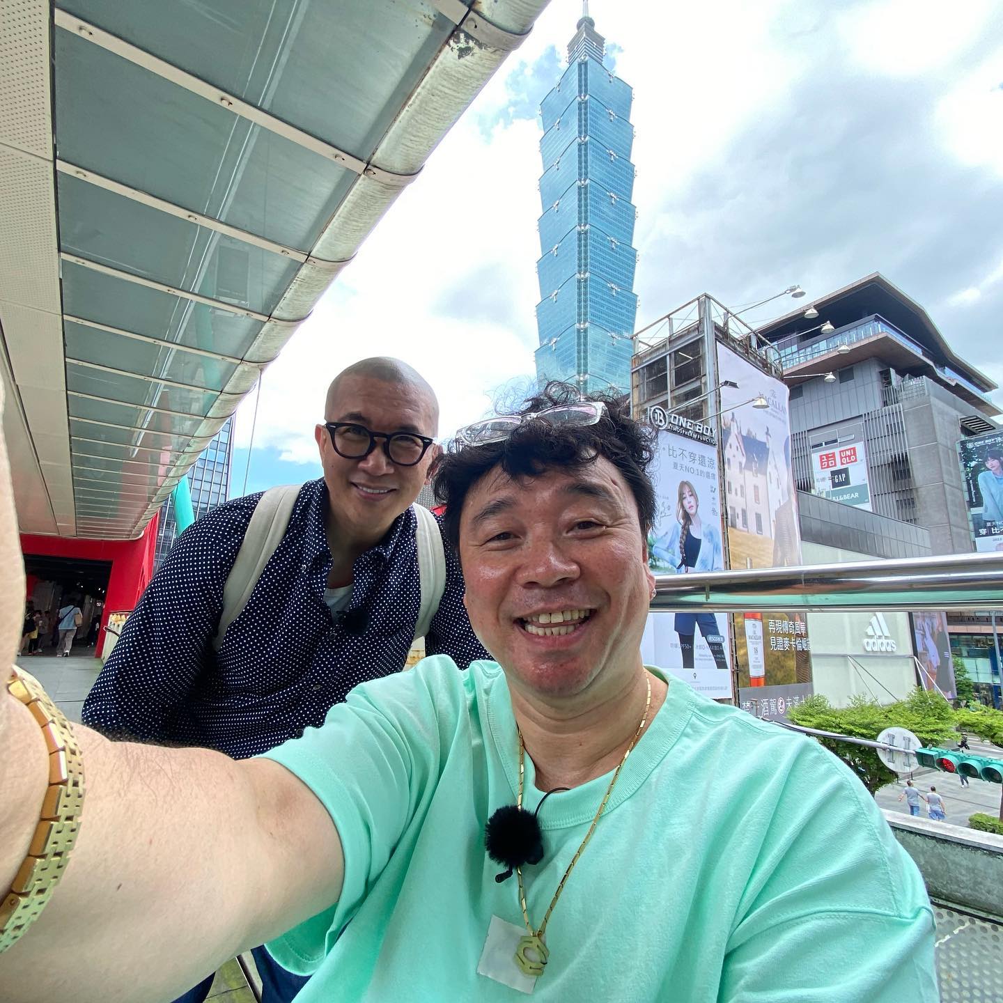 姜元來前年曾來台北，與具俊曄留下合照。（翻攝姜元來INS）